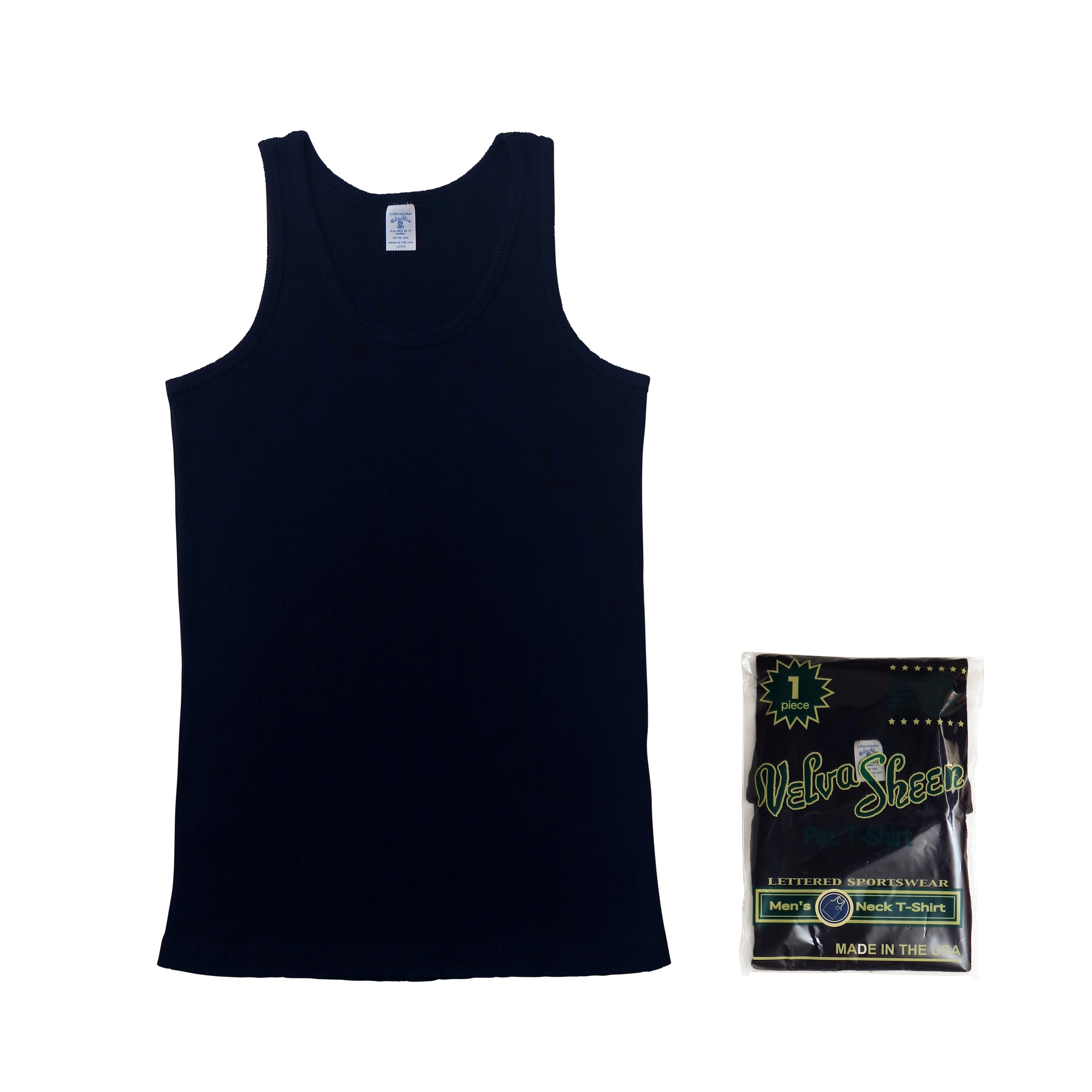 Rib Tank Top - Black