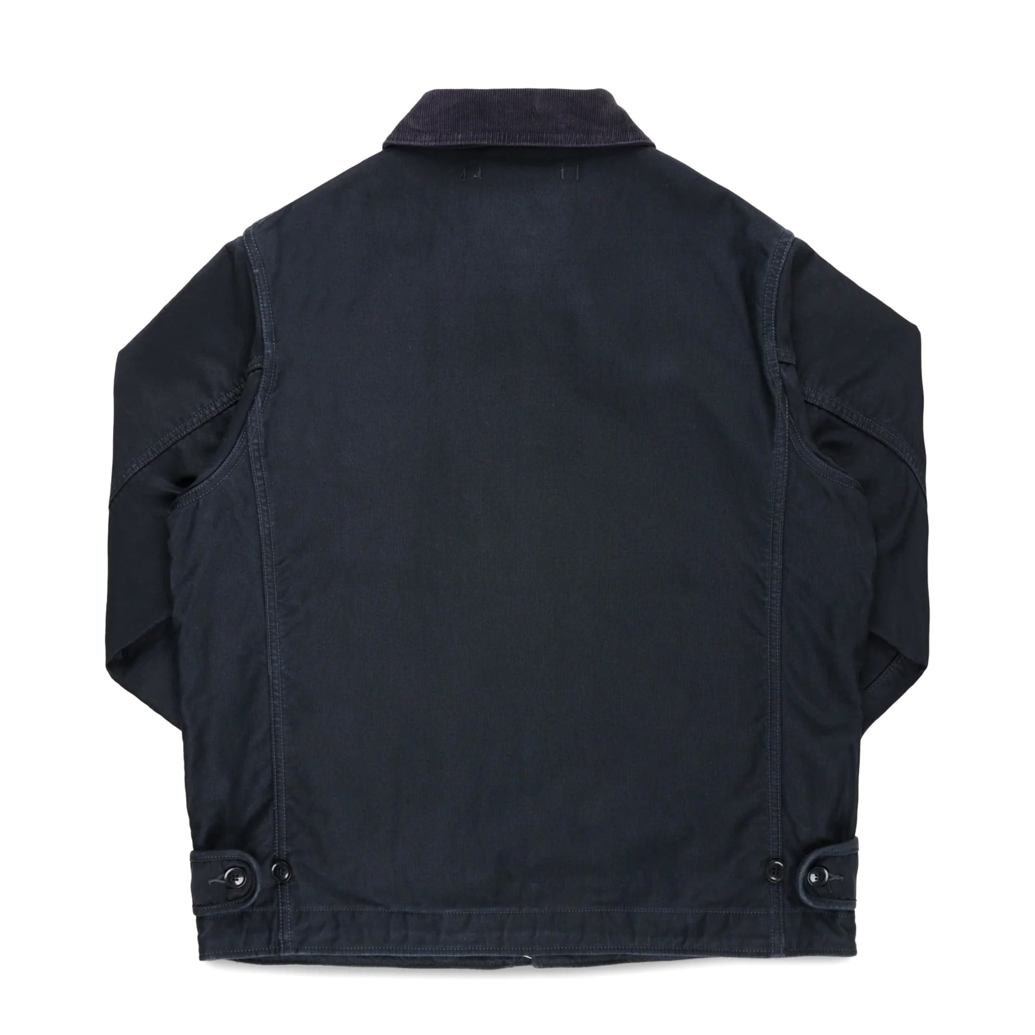 IHM-48-BLK 12oz Whipcord Lightweight N1 Deck Jacket - Black
