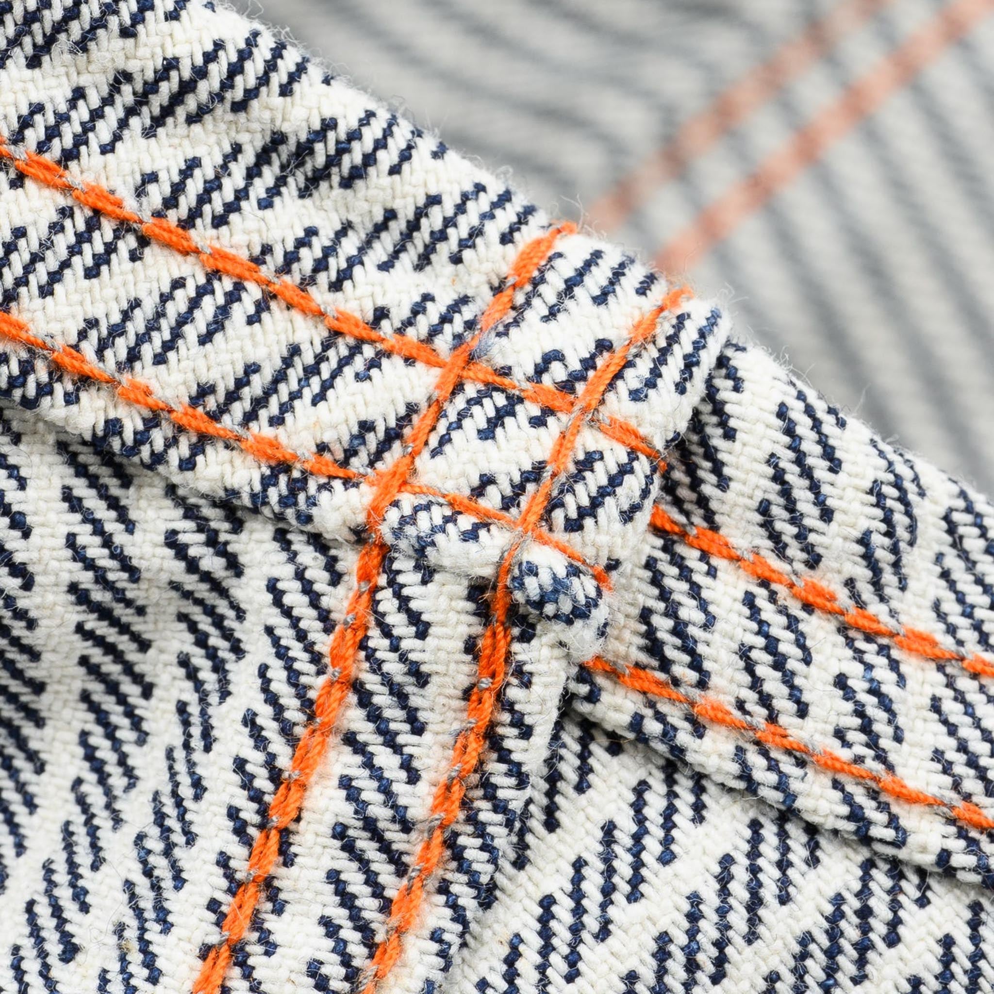 IHSH-07-IND 12oz Hickory Stripe Western Shirt - Indigo