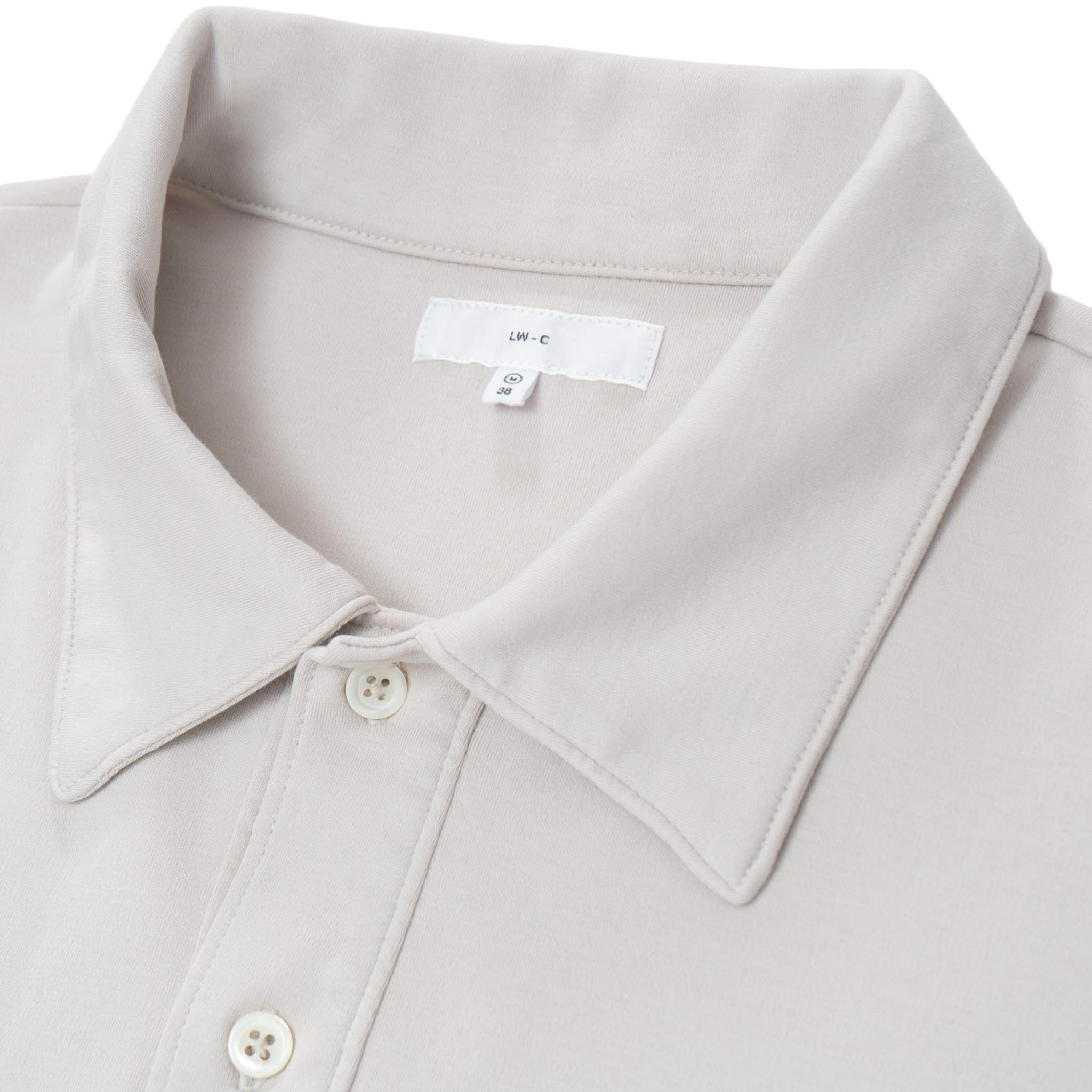 LW-P301 Interlock Two Button Polo - Solar Grey