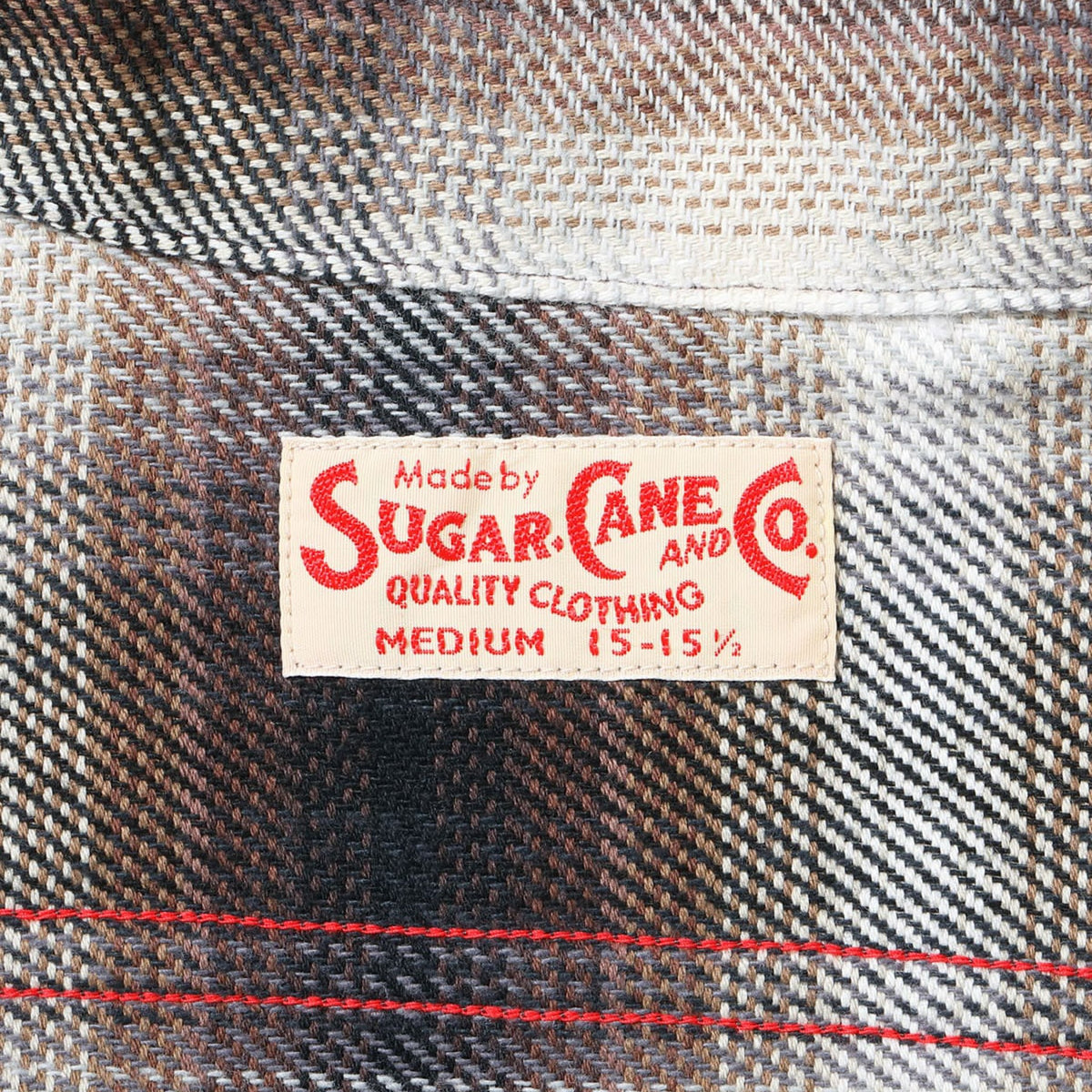 SC29561 Twill Check Work Shirt - Brown