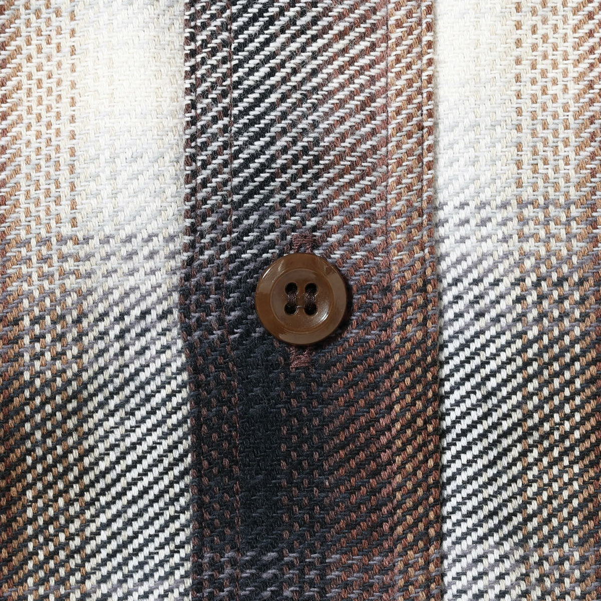 SC29561 Twill Check Work Shirt - Brown