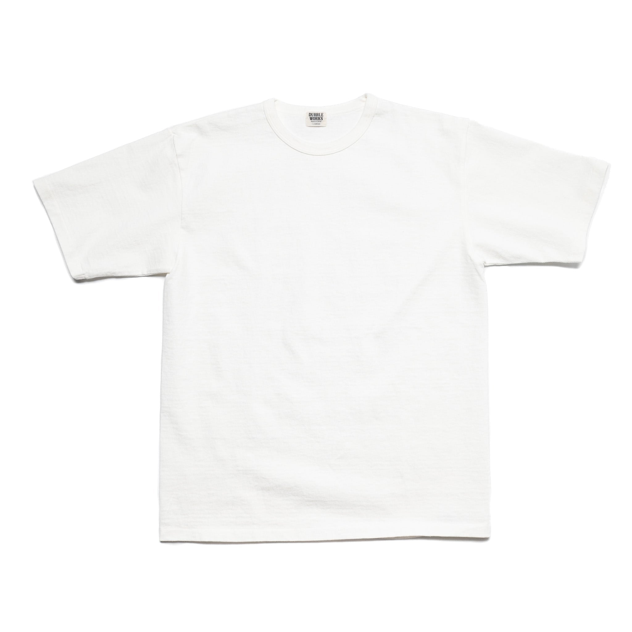 37001 Stand Wheel 9.5oz Heavyweight Short Sleeve Tee - Off White
