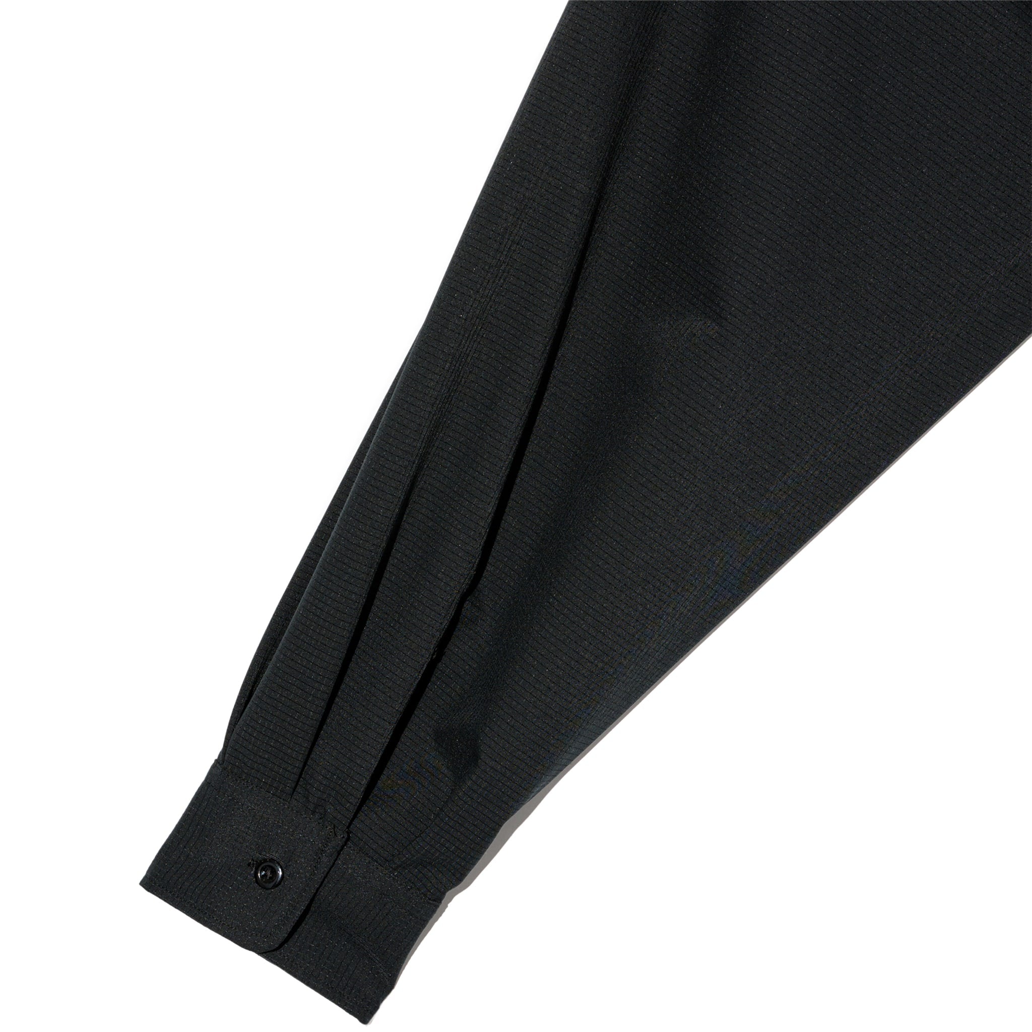 Bowling Shirt - Black Polyester Mesh