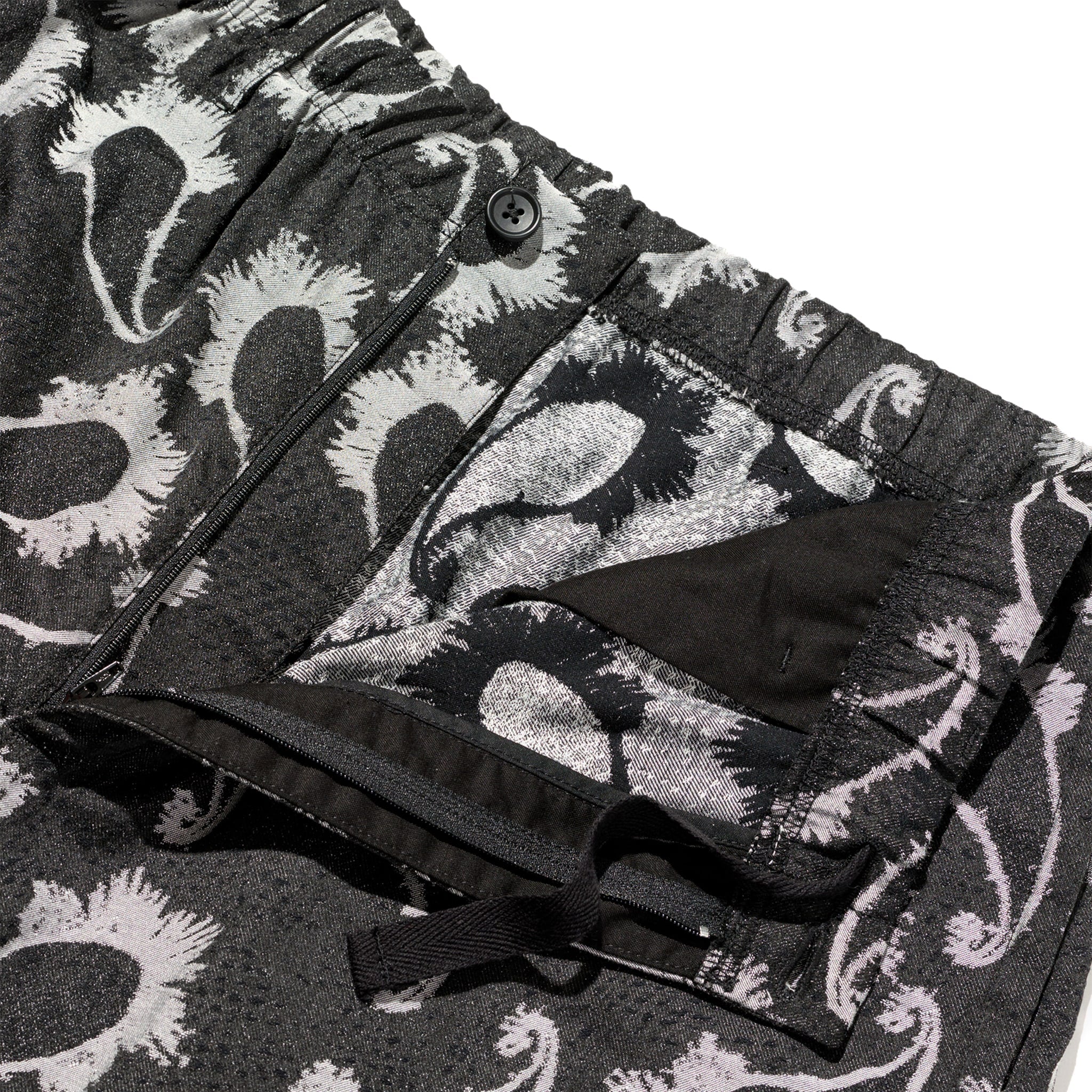 Drawstring Pant - Black/Grey CP Paisley Jacquard