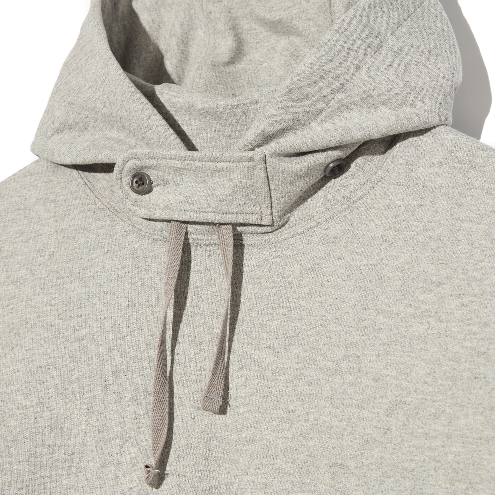 Short Sleeve Hoody - Heather Grey French Terry