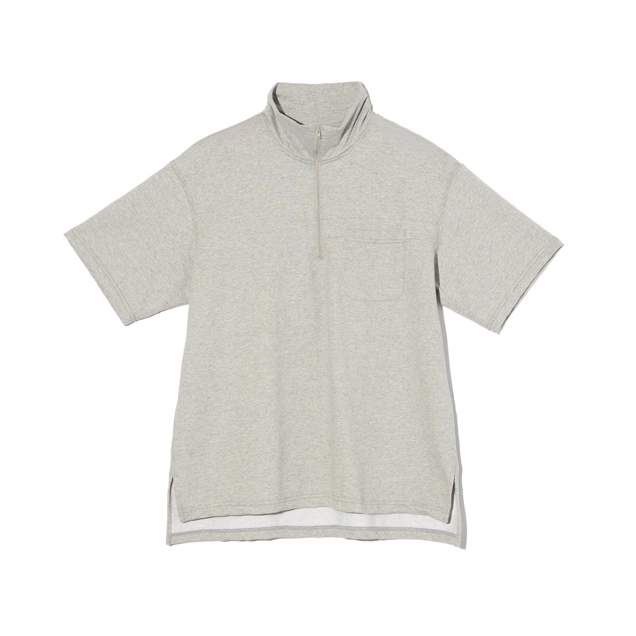 SS Zip Turtle - Heather Grey French Terry