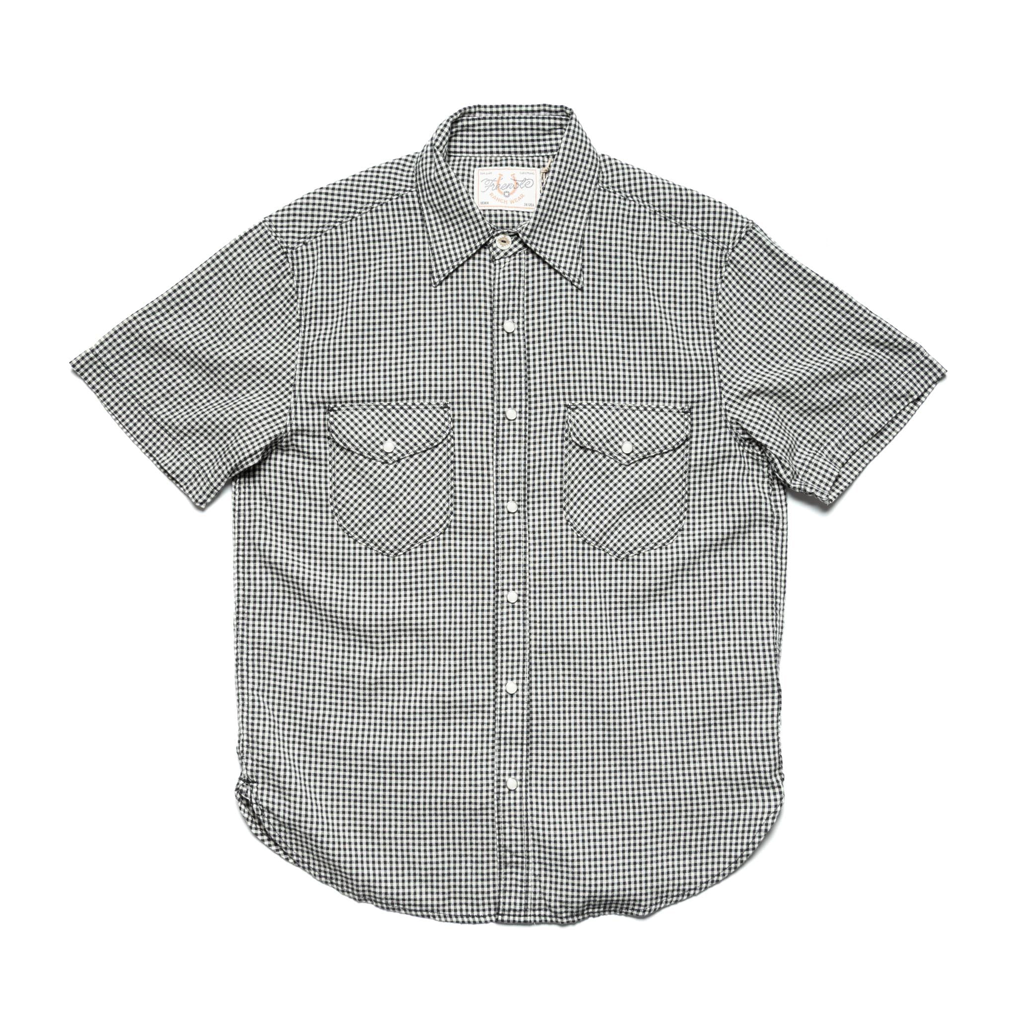 Bodie S/S - Black Gingham