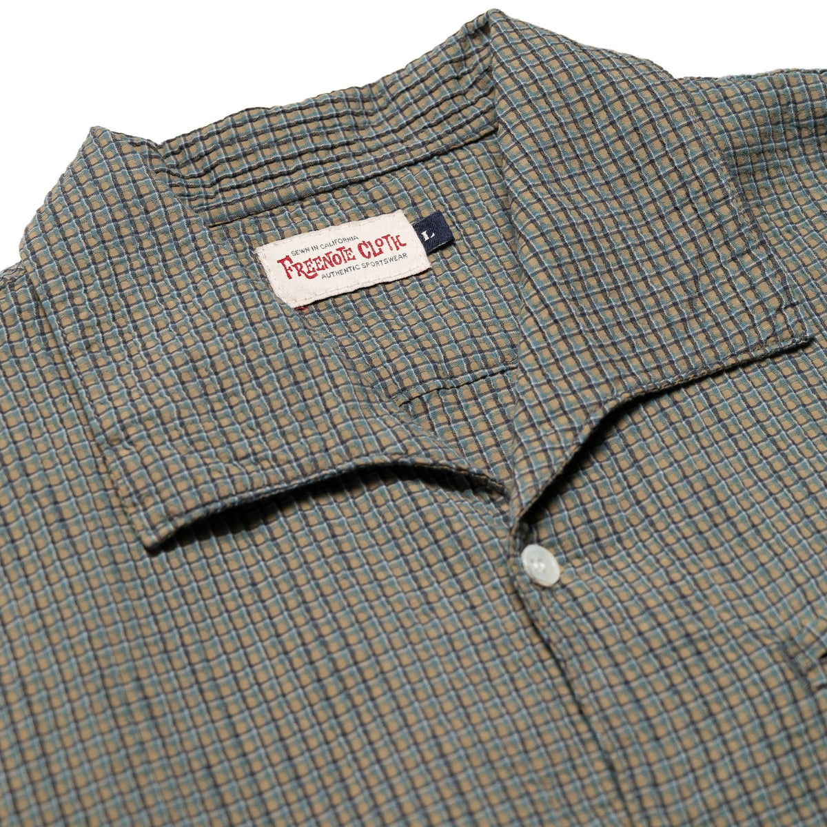 Cayucos Seersucker - Olive Plaid