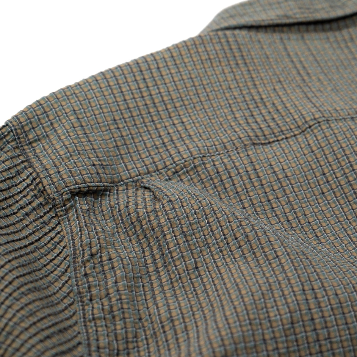 Cayucos Seersucker - Olive Plaid