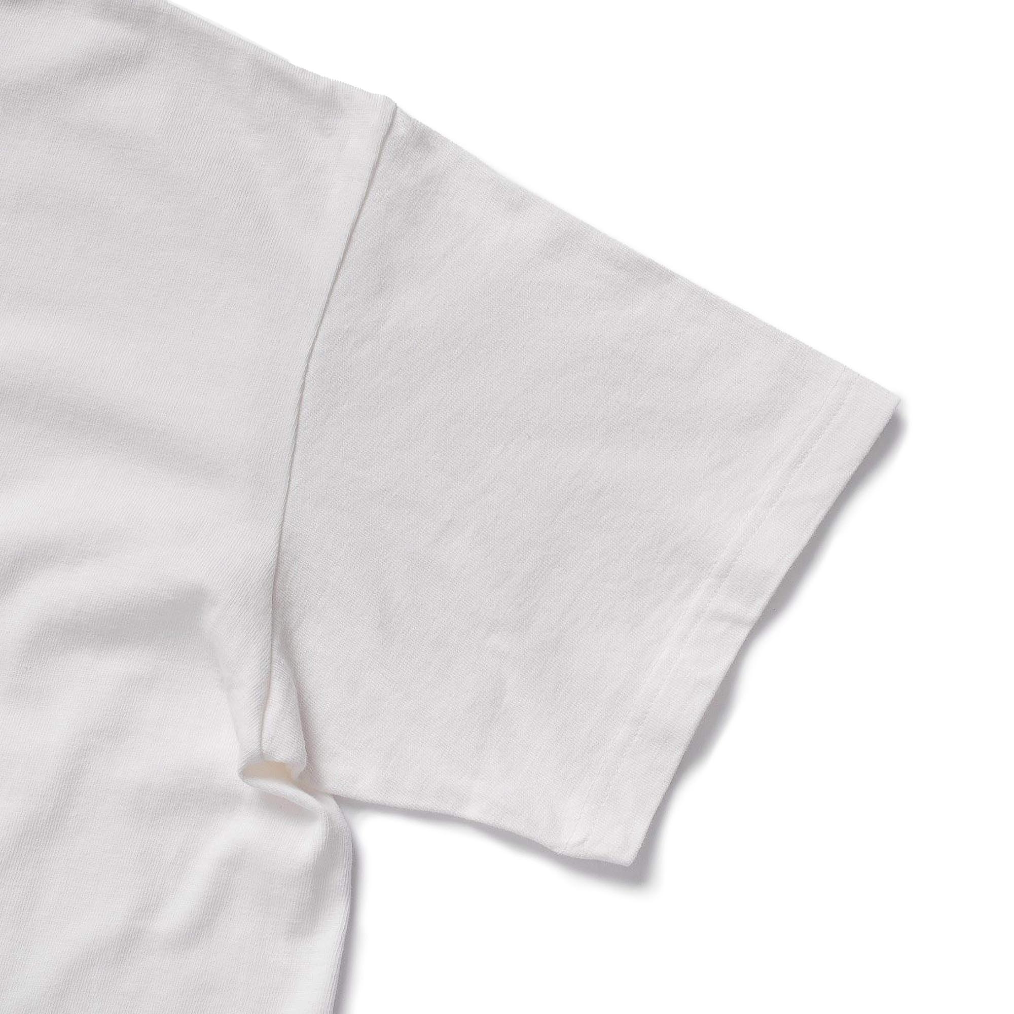 IHT-1610L-WHT - 6.5oz Loopwheel Crew Neck T-Shirt With Longer Body - White