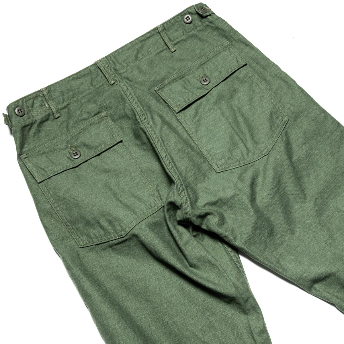 Slim Fit Fatigue Pants - Green