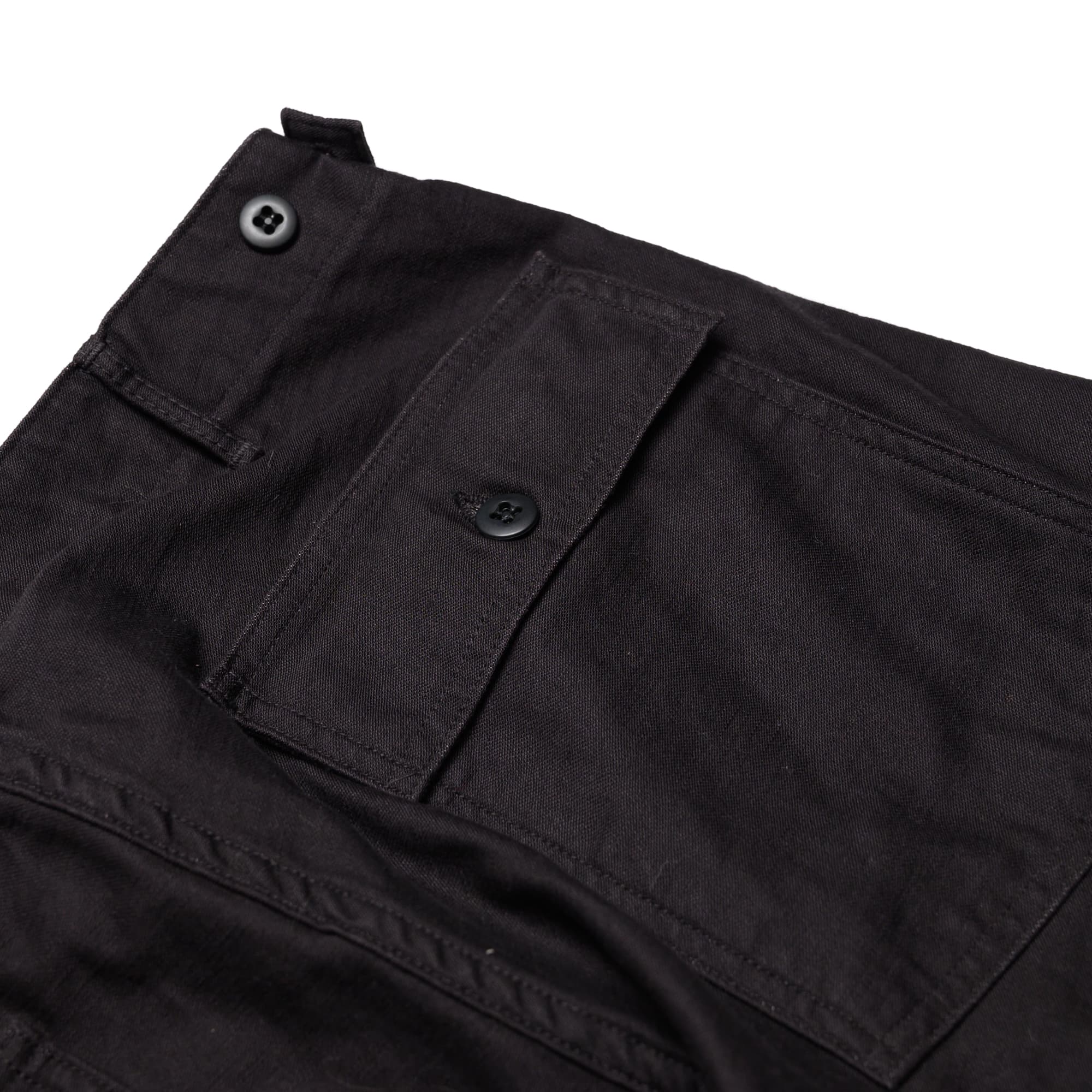 Slim Fit Fatigue Pants - Sumi Black