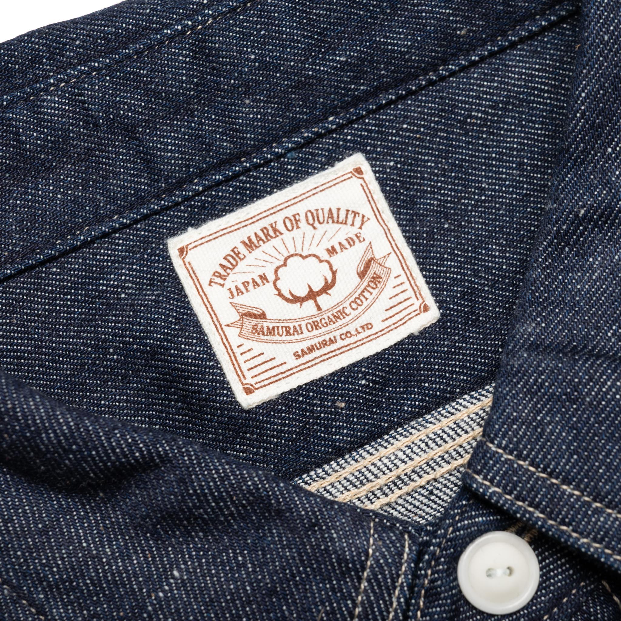 Japanese Cotton 10oz Denim Shirt - Indigo