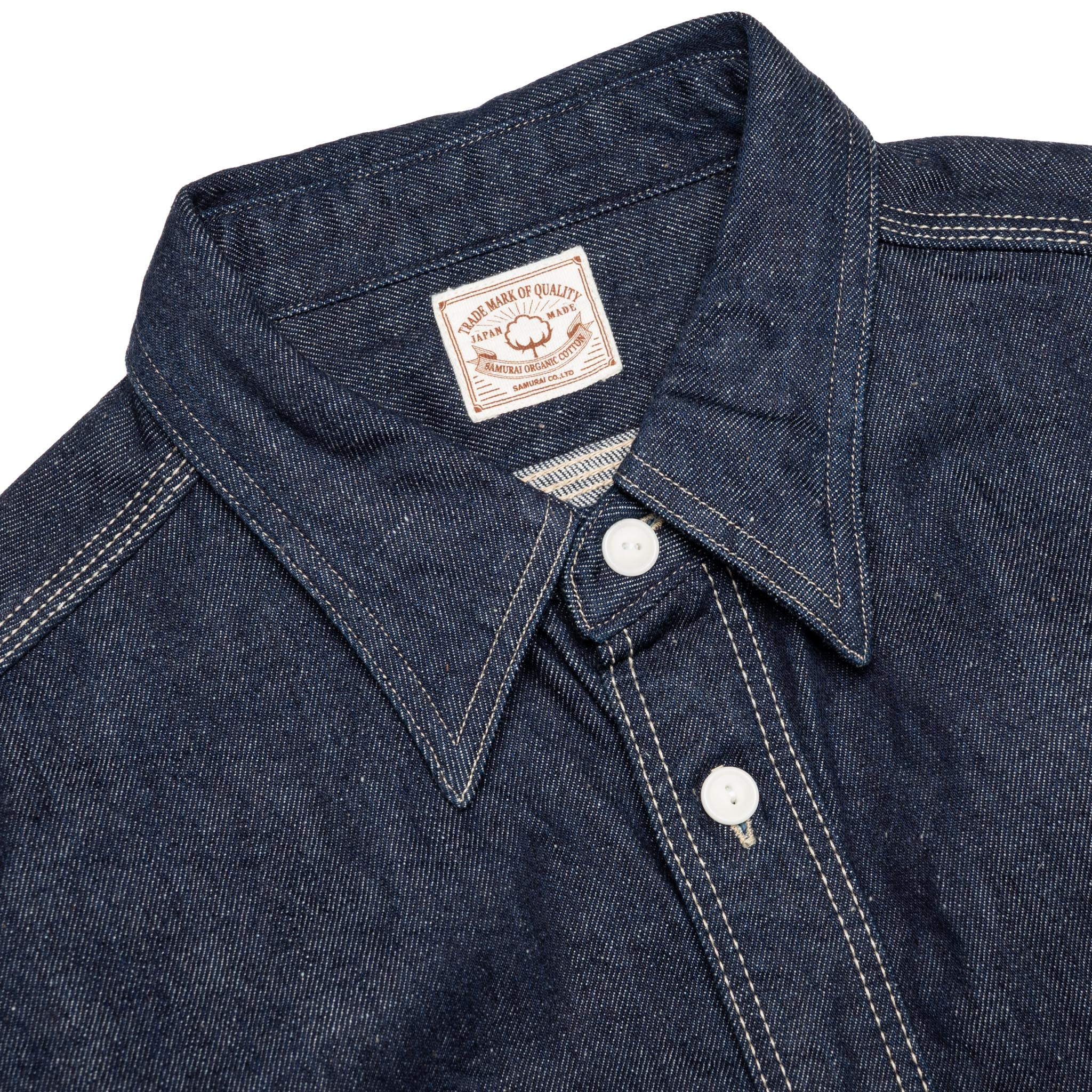 Japanese Cotton 10oz Denim Shirt - Indigo