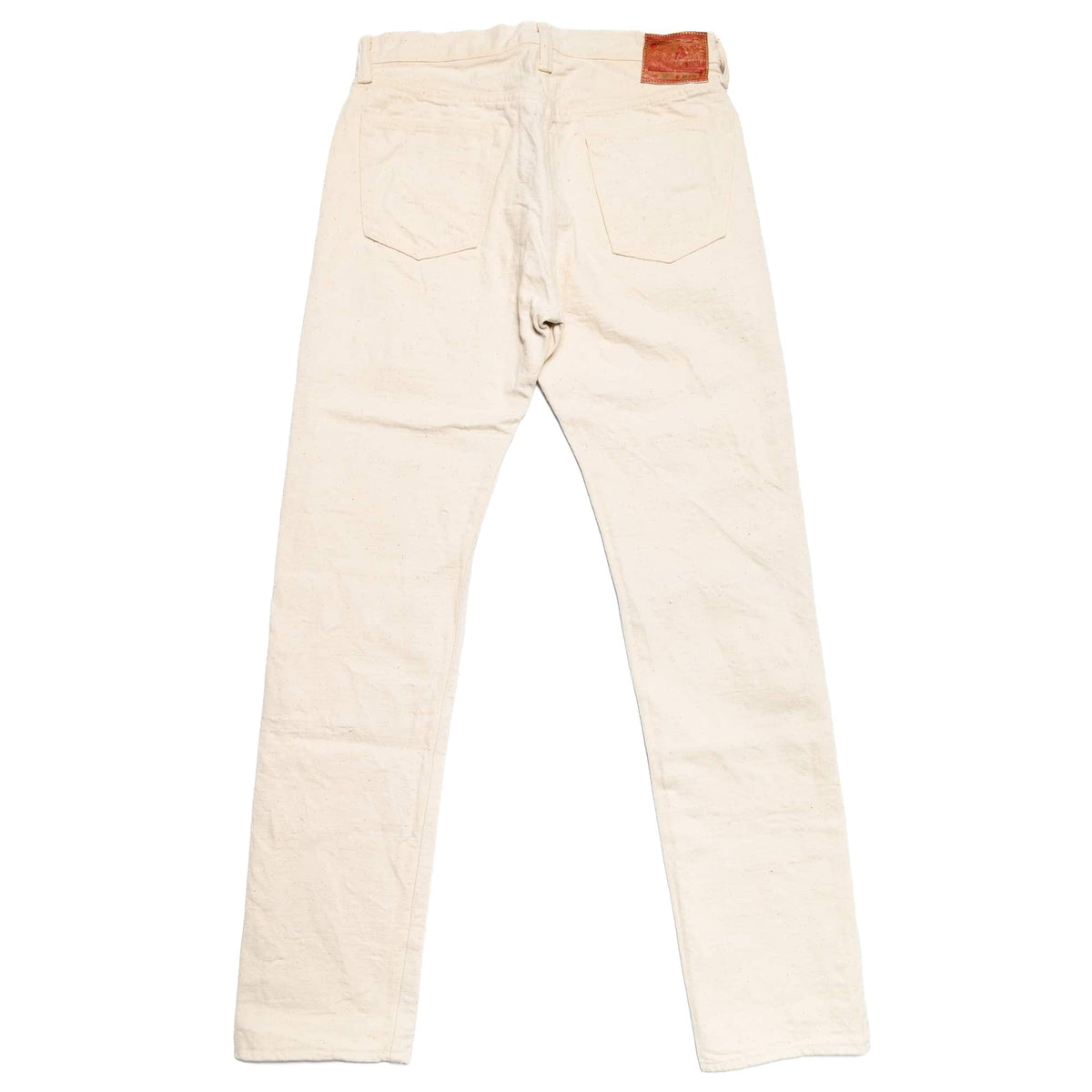 Samurai S710SC-KI 18oz Ecru Selvedge Denim Slim Straight Fit Back