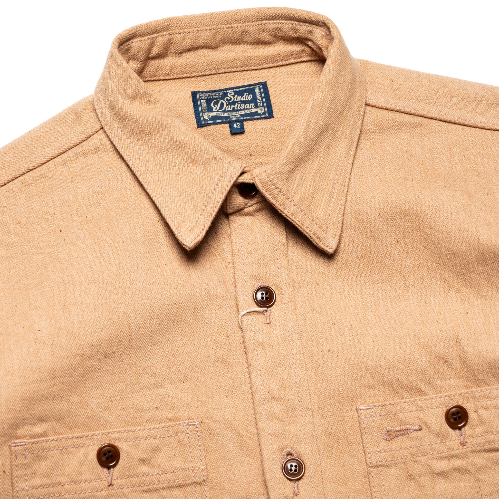 5740 Fox Cotton Work Shirt - Brown