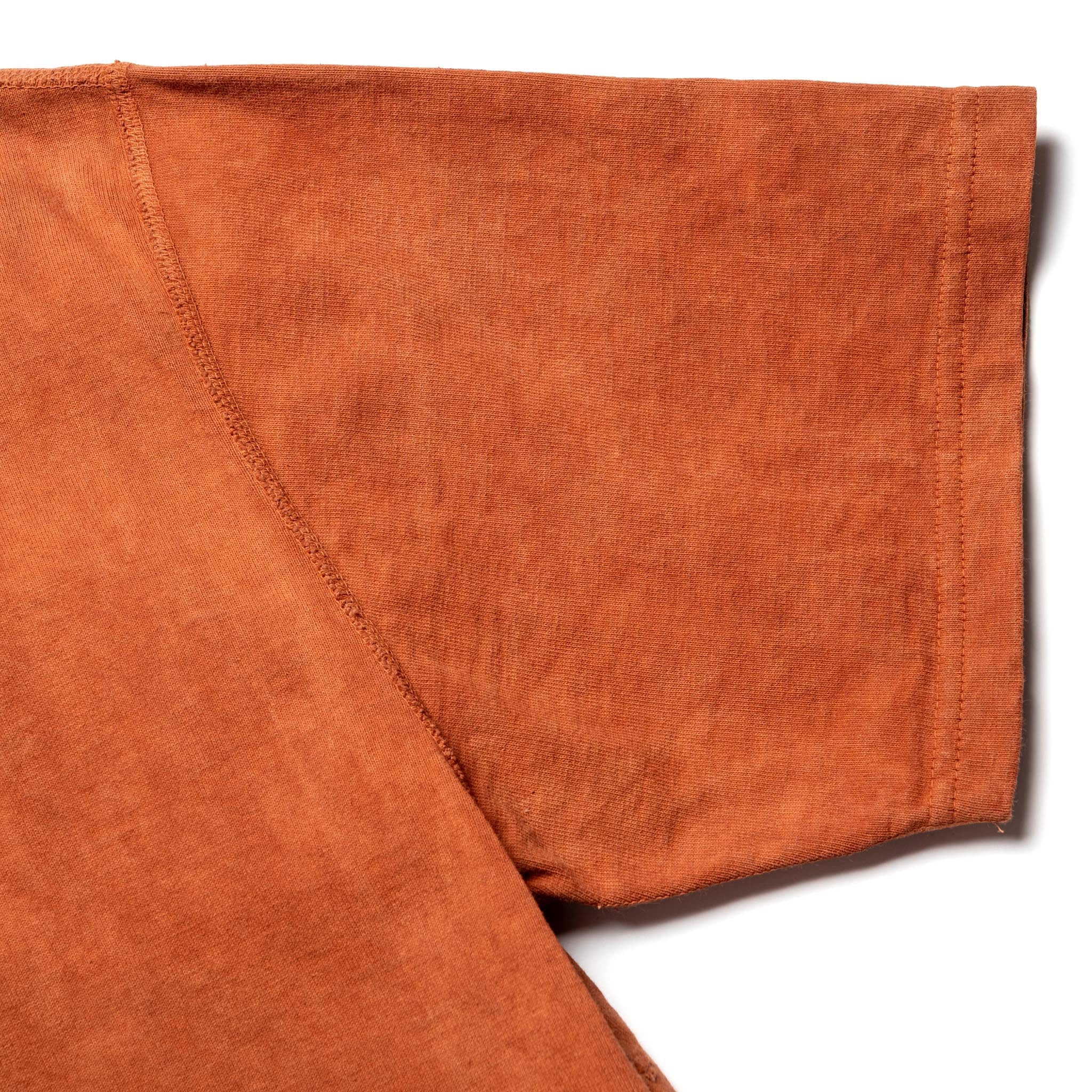 8198 Amami Oshima Mud-Dyed Loopwheeled T-Shirt - Brown