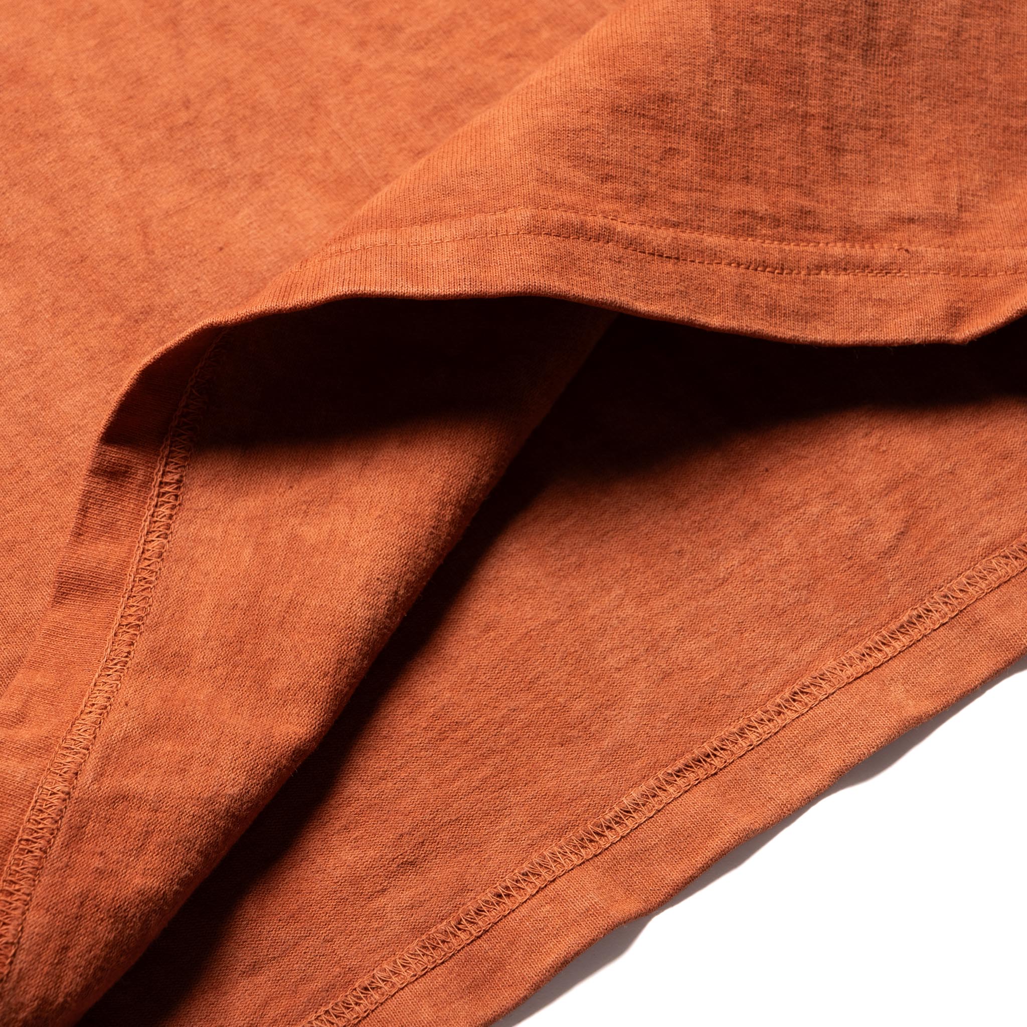 8198 Amami Oshima Mud-Dyed Loopwheeled T-Shirt - Brown