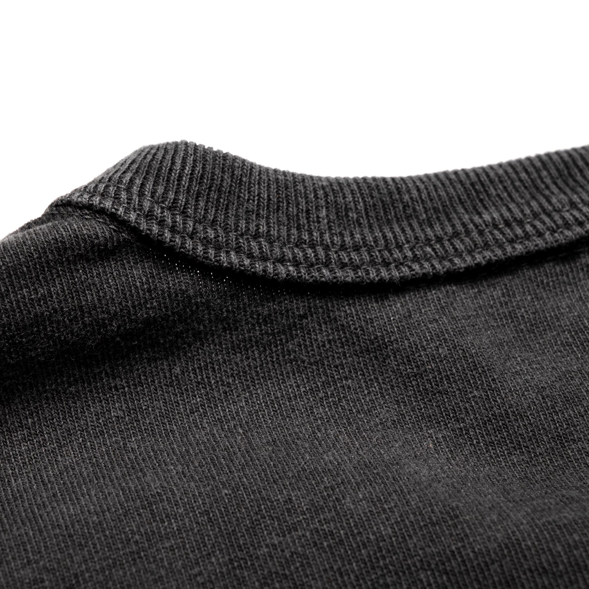 8207A USA Cotton Pigment Dye Graphic T-Shirt - Black