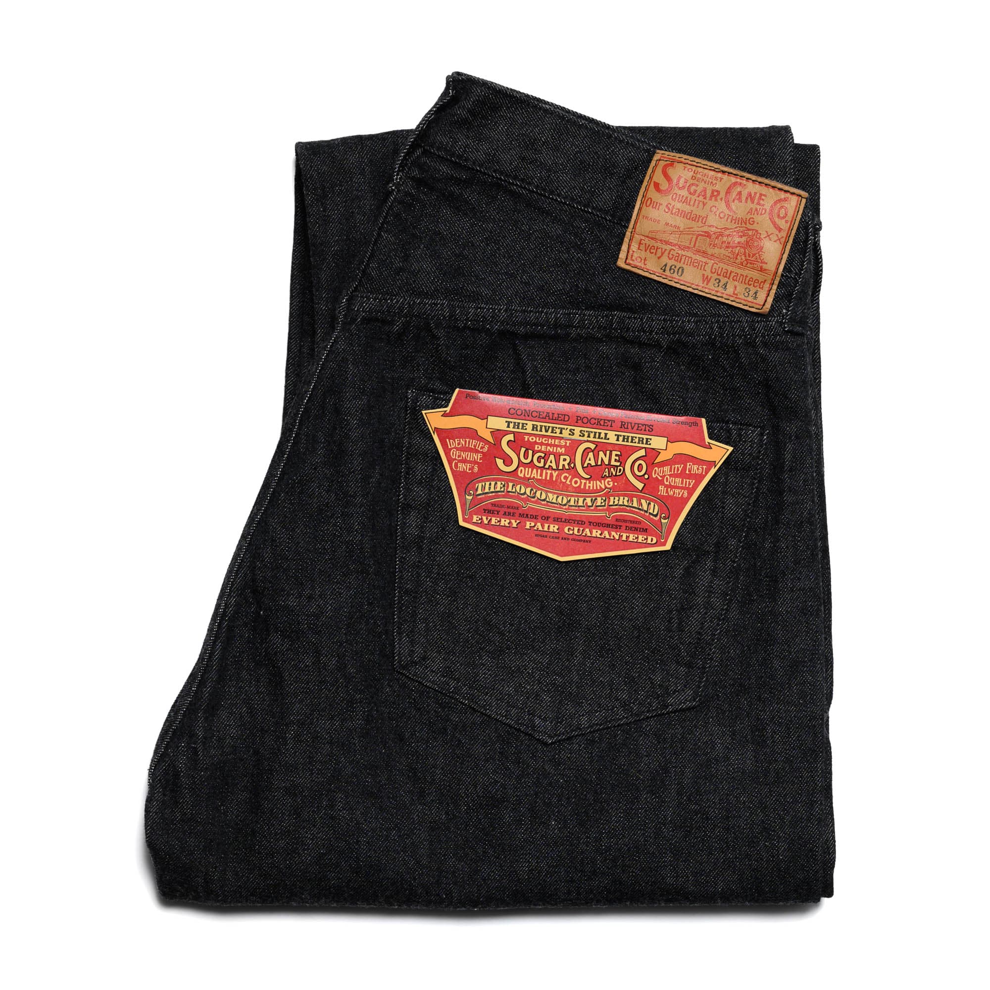 1947 14.25oz Black Selvedge Denim Straight SC42460