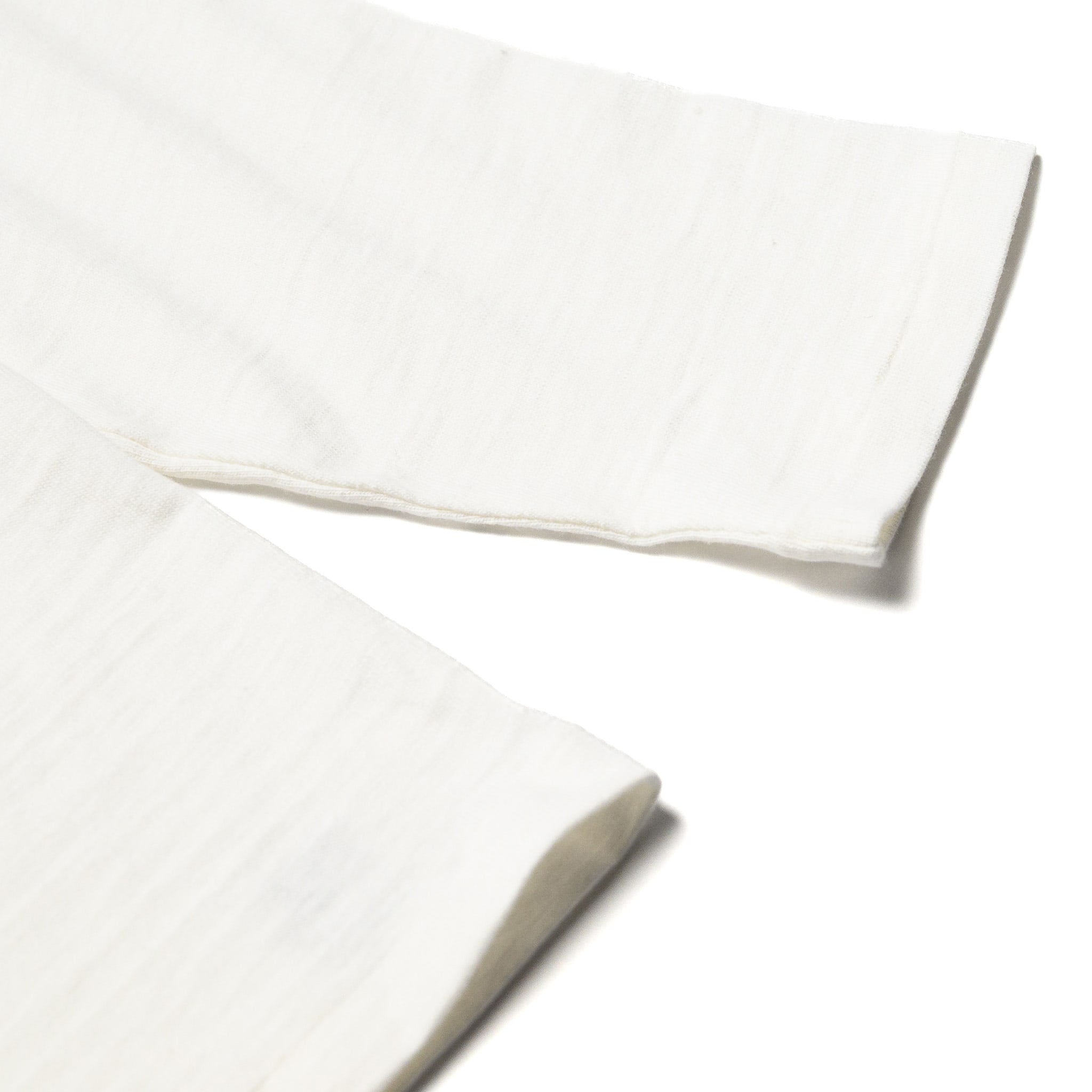 5907 Long Sleeve Henley - Off White