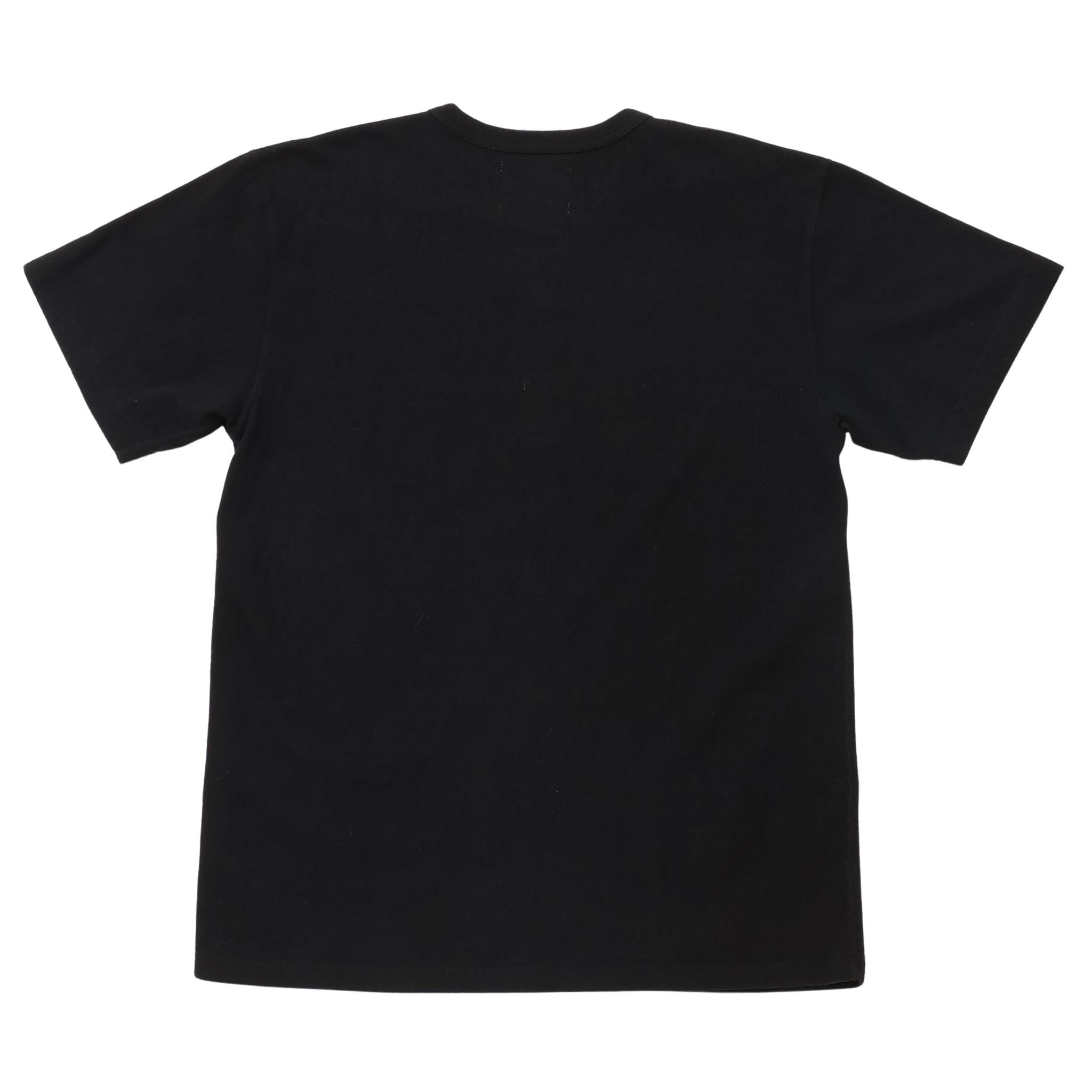 ELS Recycled Cotton Slub T-Shirt - Black