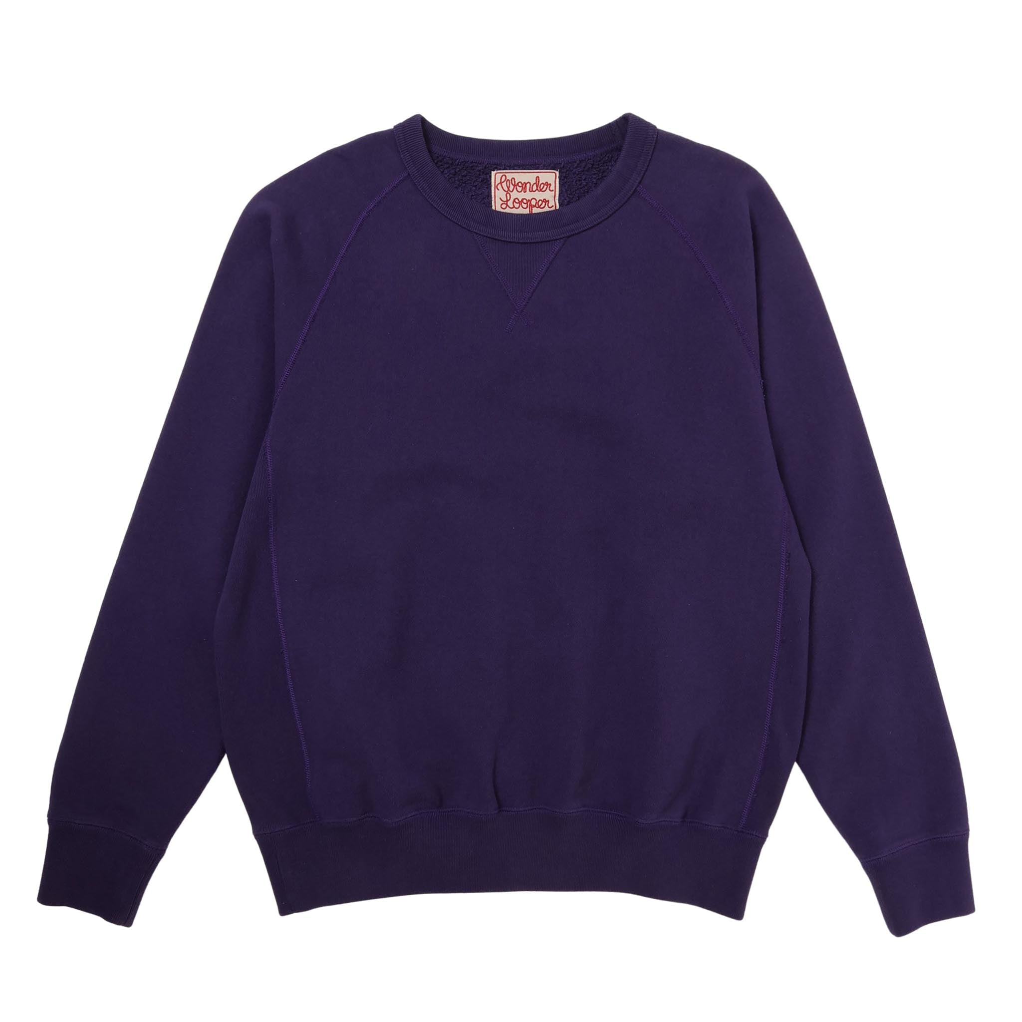Pullover Crewneck Super Looper French Terry - Purple