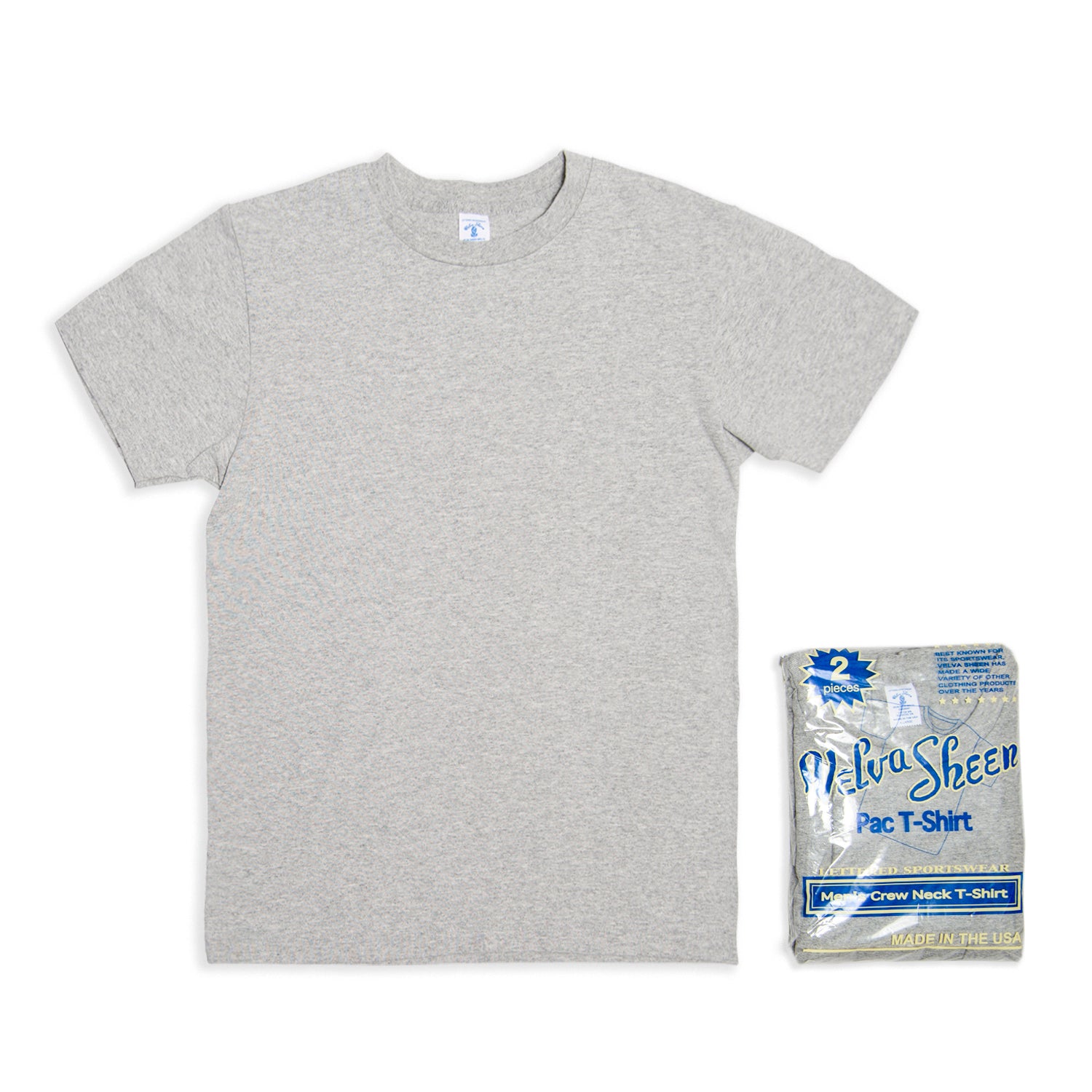 2Pac Crew Neck T-Shirt - Heather Grey