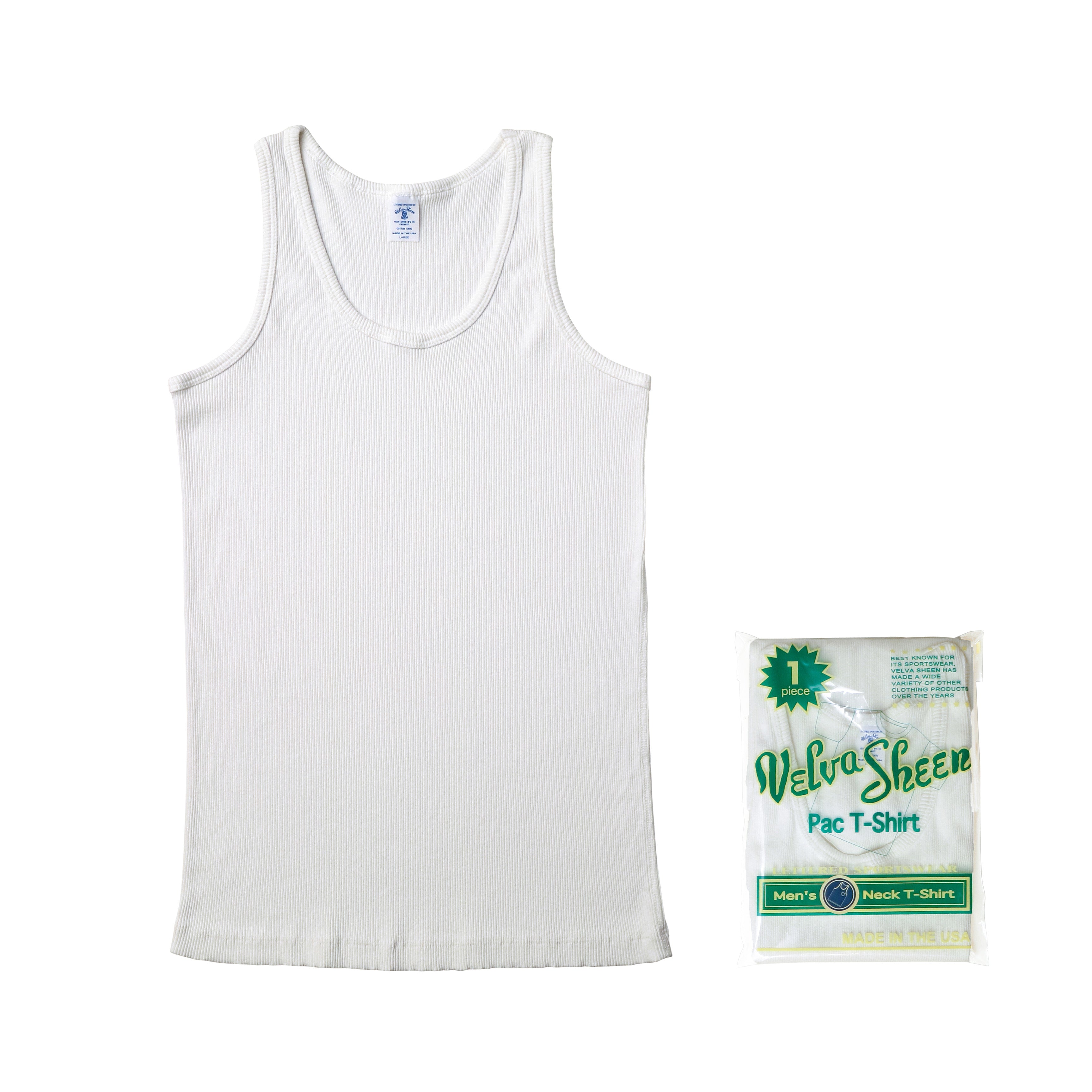 Rib Tank Top - White