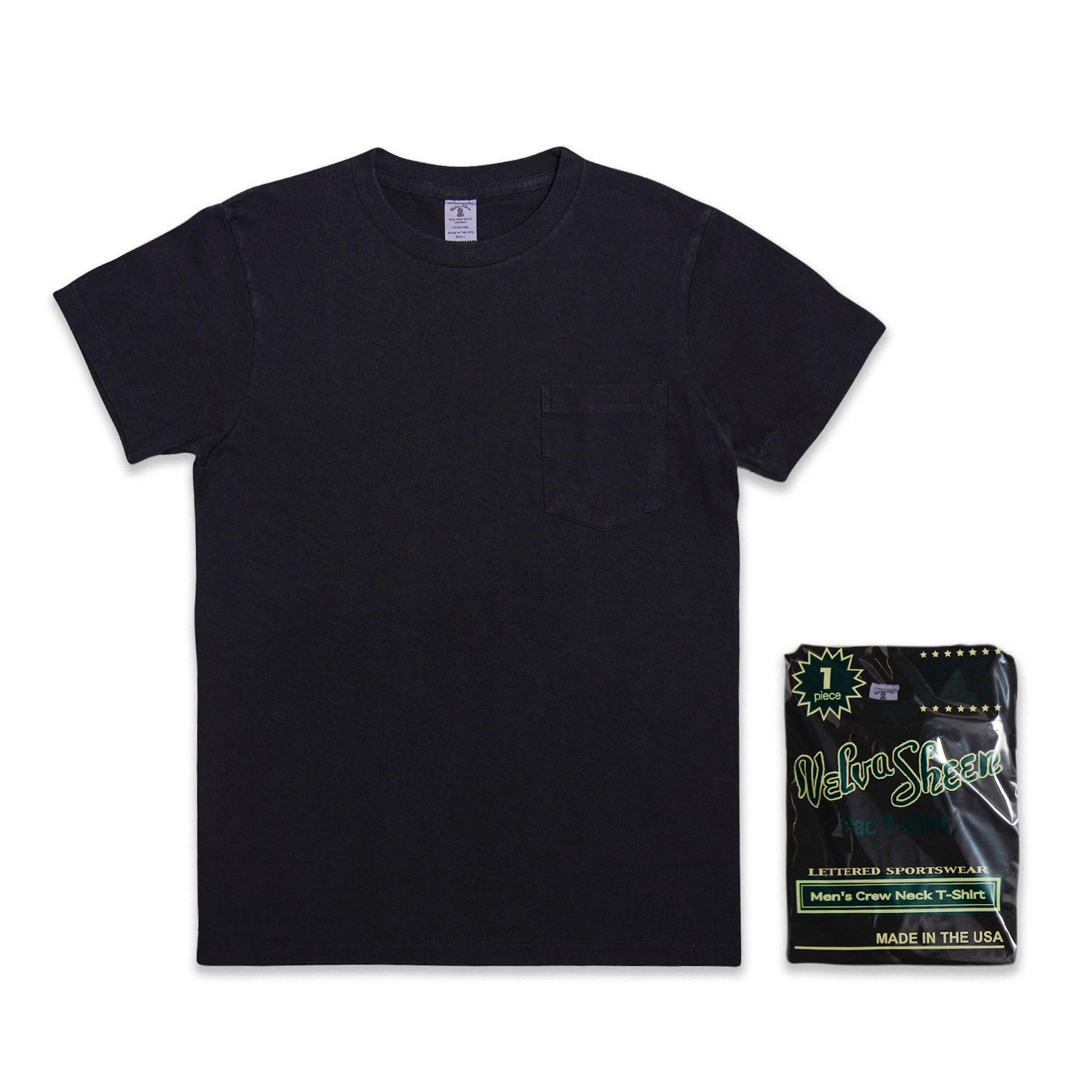 1Pac Indigo Pocket T-Shirt - Black Indigo