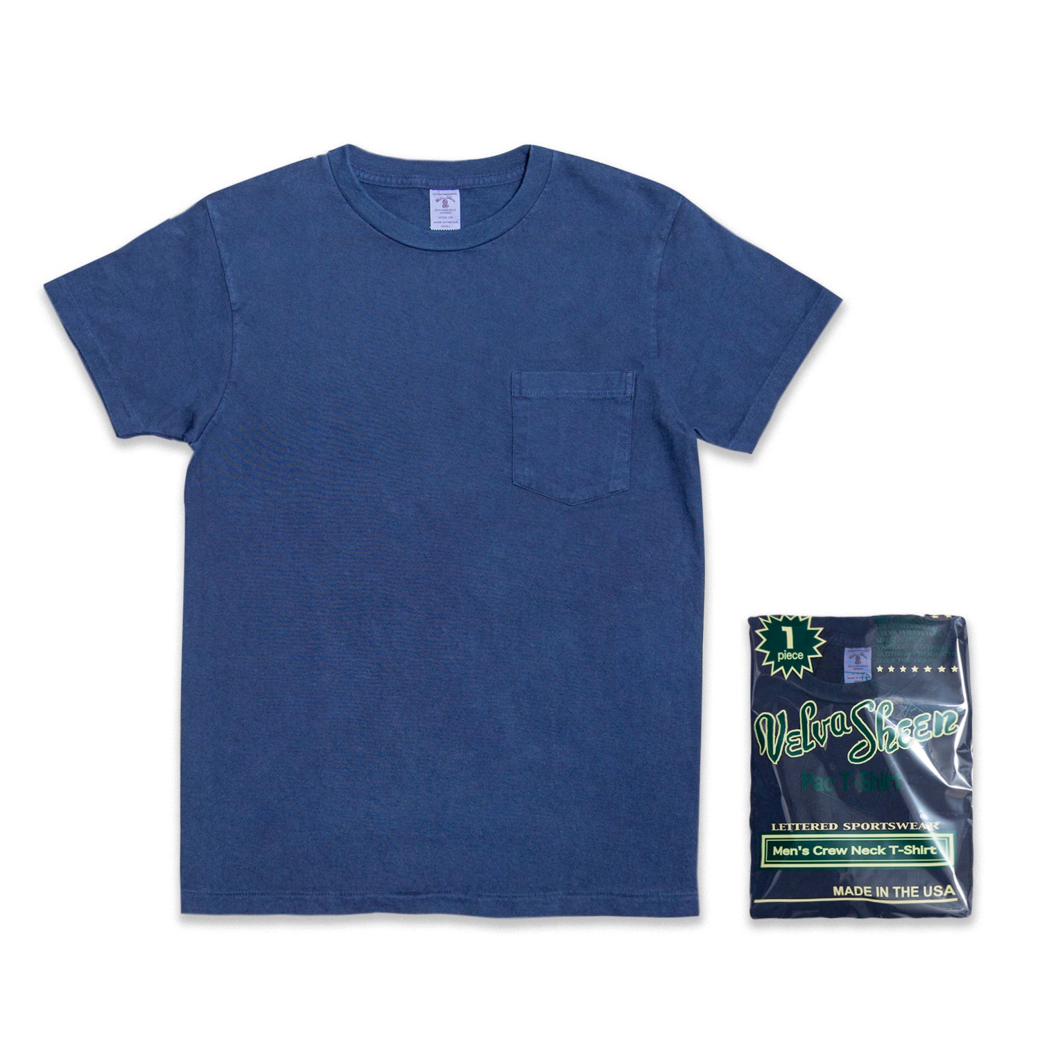 1Pac Indigo Pocket T-Shirt - Blue Indigo
