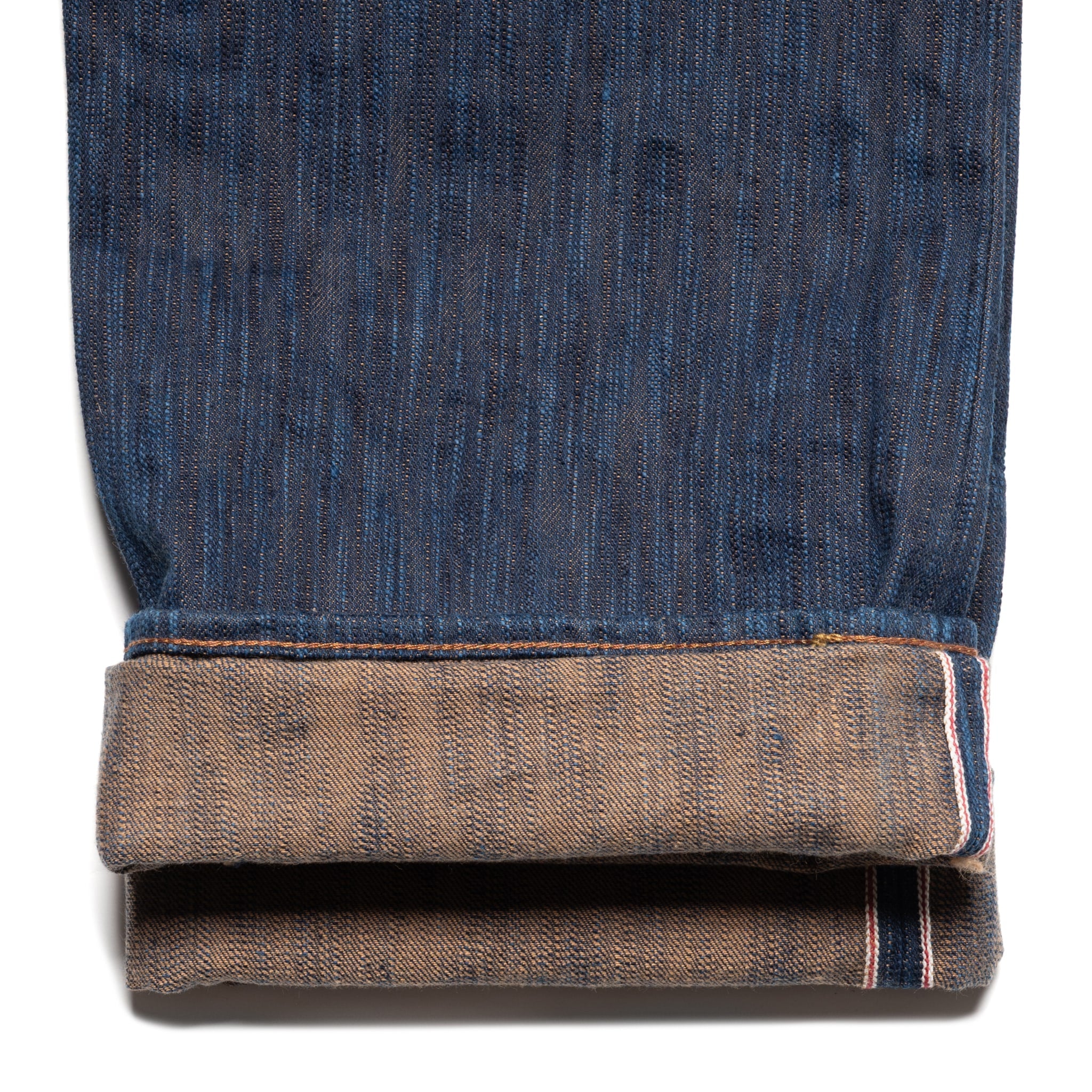 D1905S "Awa Sho-ai Kakishibu" 15oz Natural Indigo Kakishibu Selvedge Denim Regular Straight