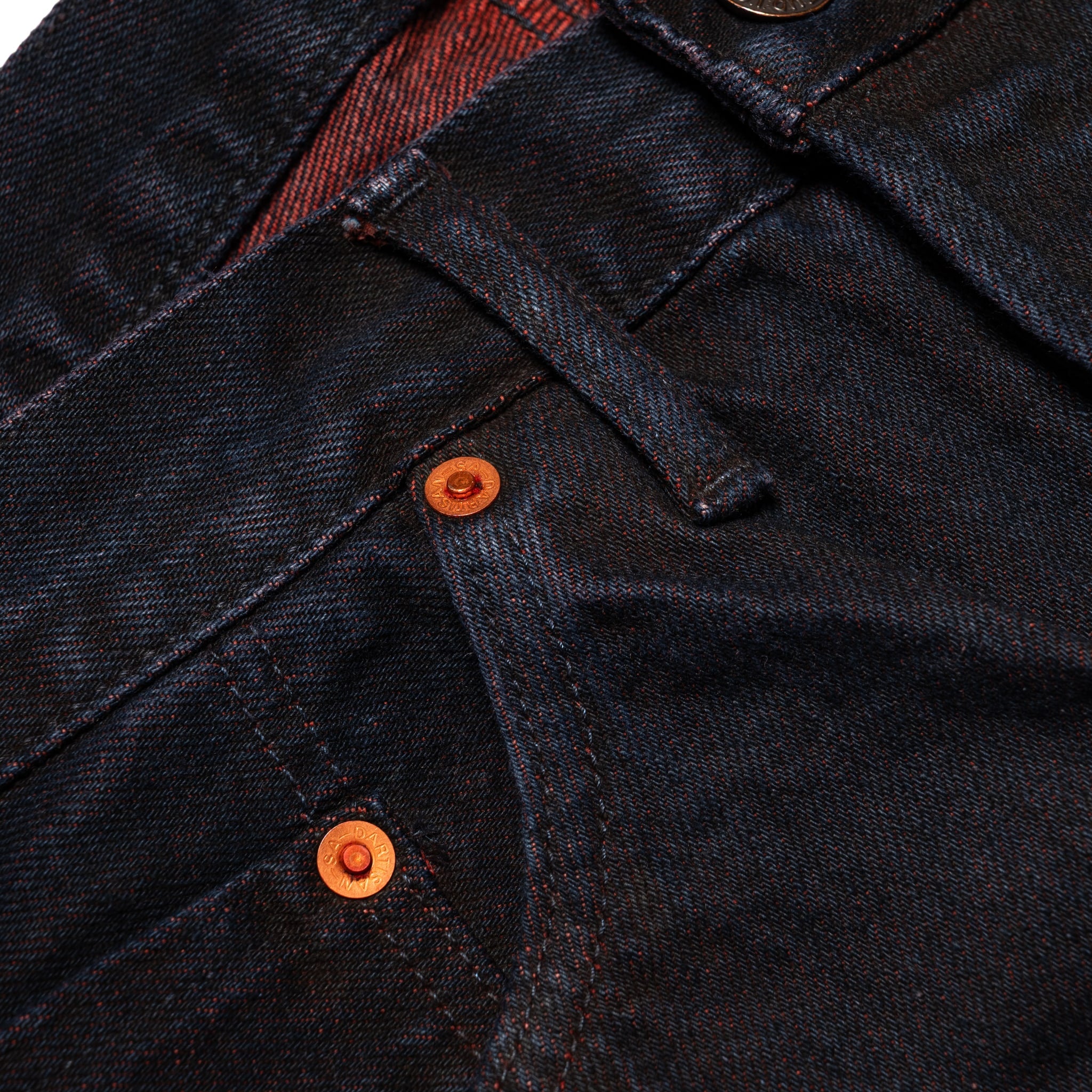 D1908S "Bengala" 14oz Natural Dye Selvedge Denim Relaxed Tapered