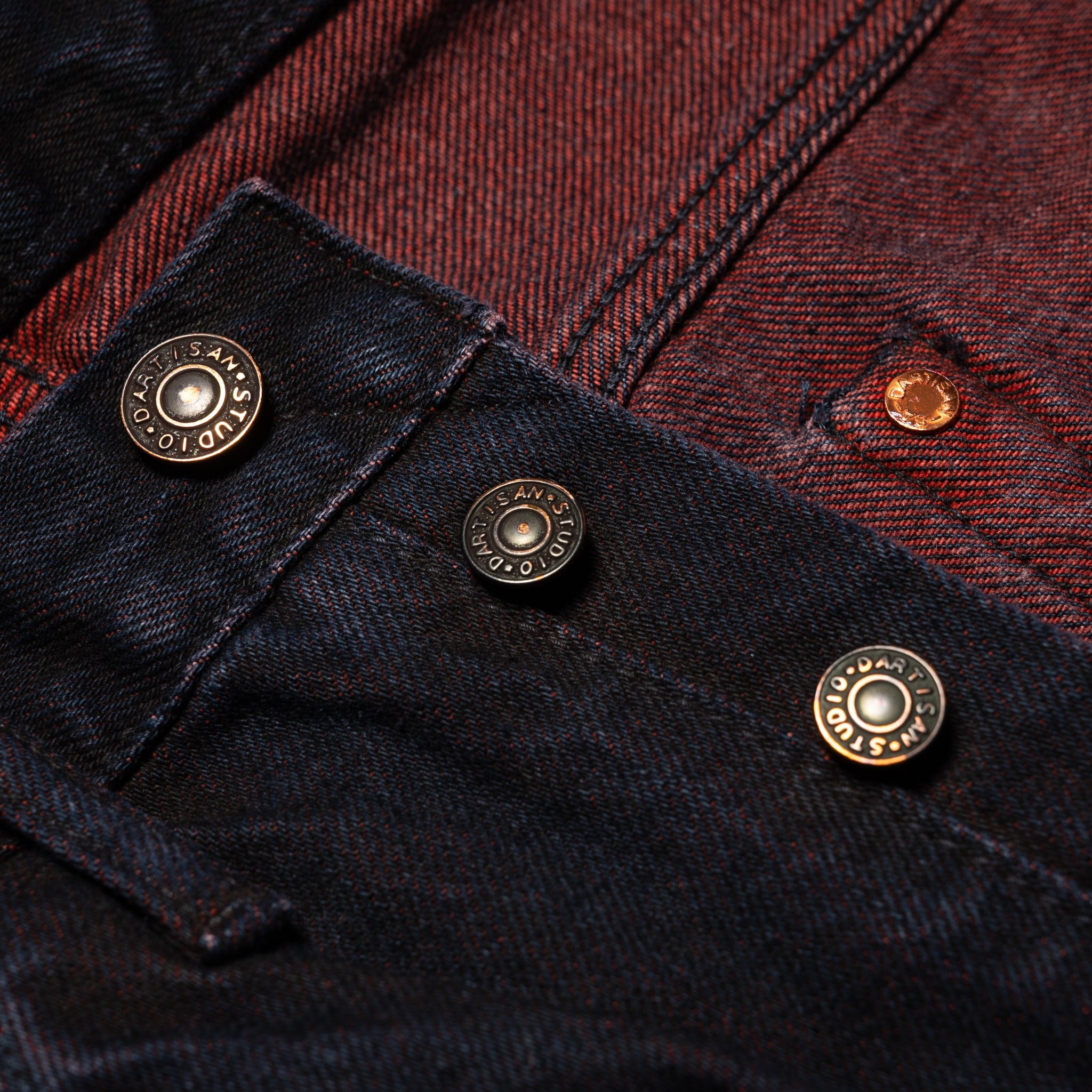 D1908S "Bengala" 14oz Natural Dye Selvedge Denim Relaxed Tapered