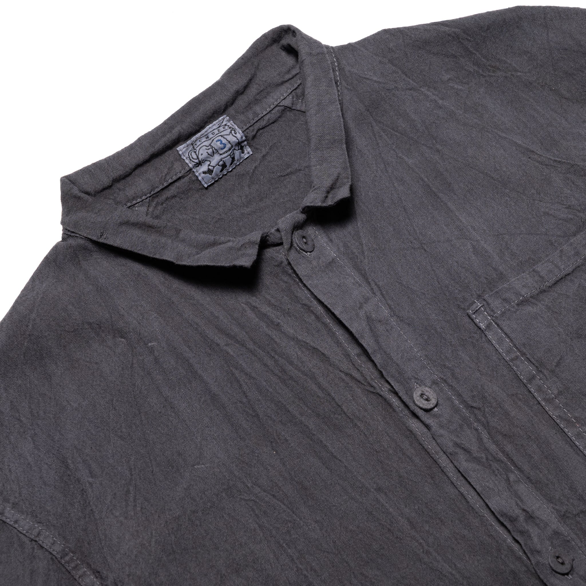 457 Frock Shirt Cotton Pyjama - Grey Logwood