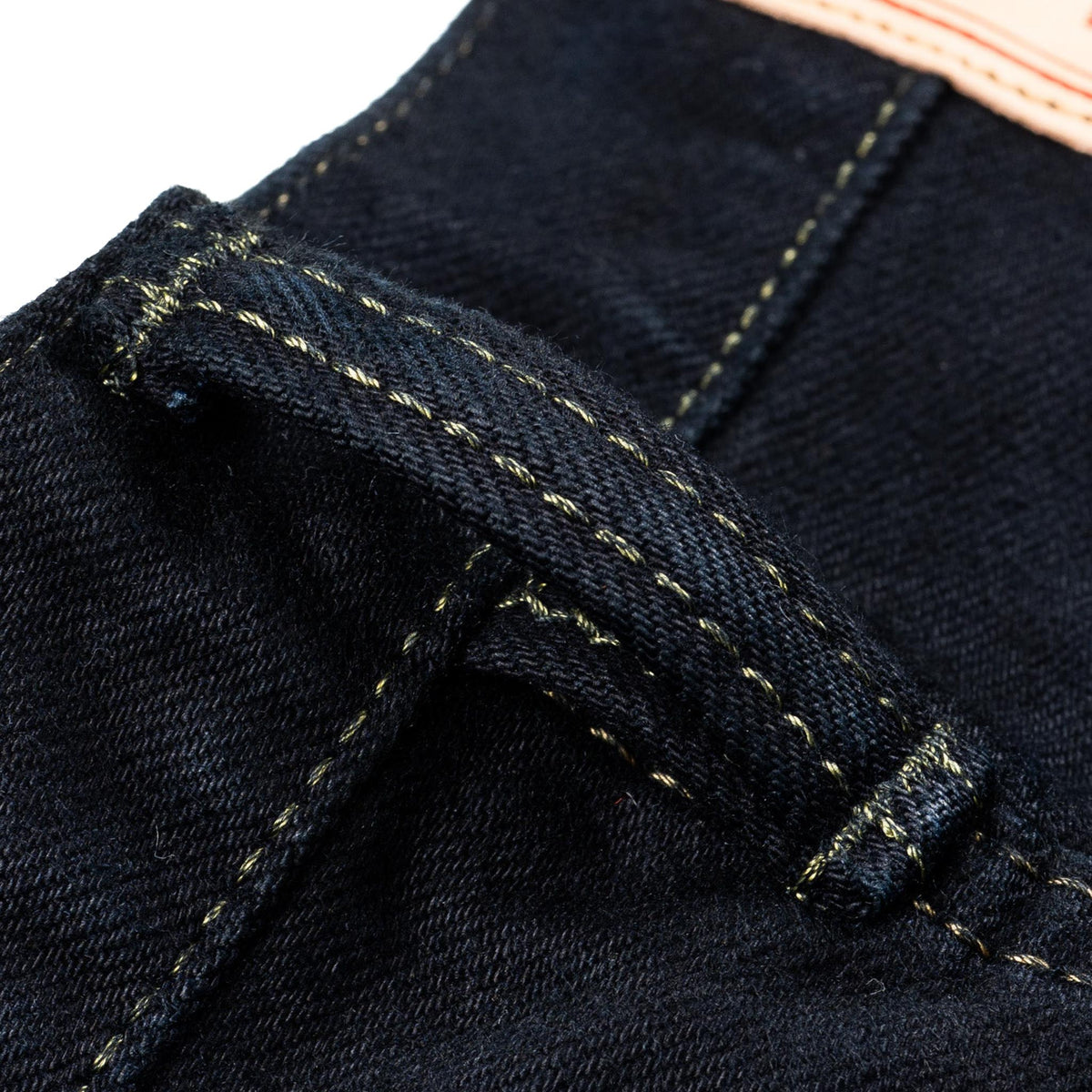 IH-1955S-142od 14oz Selvedge Denim "1955" Vintage Tapered Jeans - Indigo Overdyed Black
