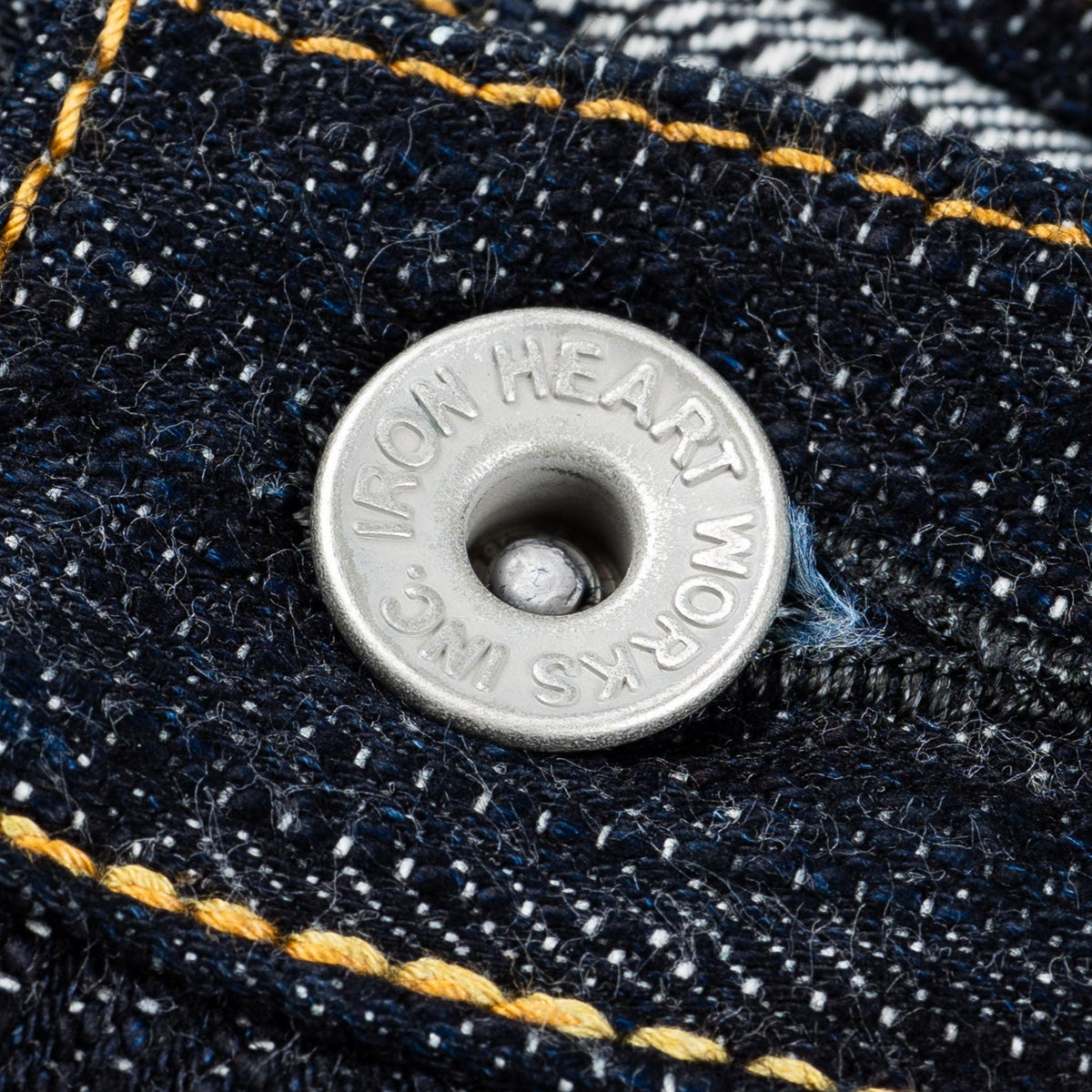 IH-666S-SLB 16oz Slubby Selvedge Denim Slim Straight Cut Jeans - Indigo
