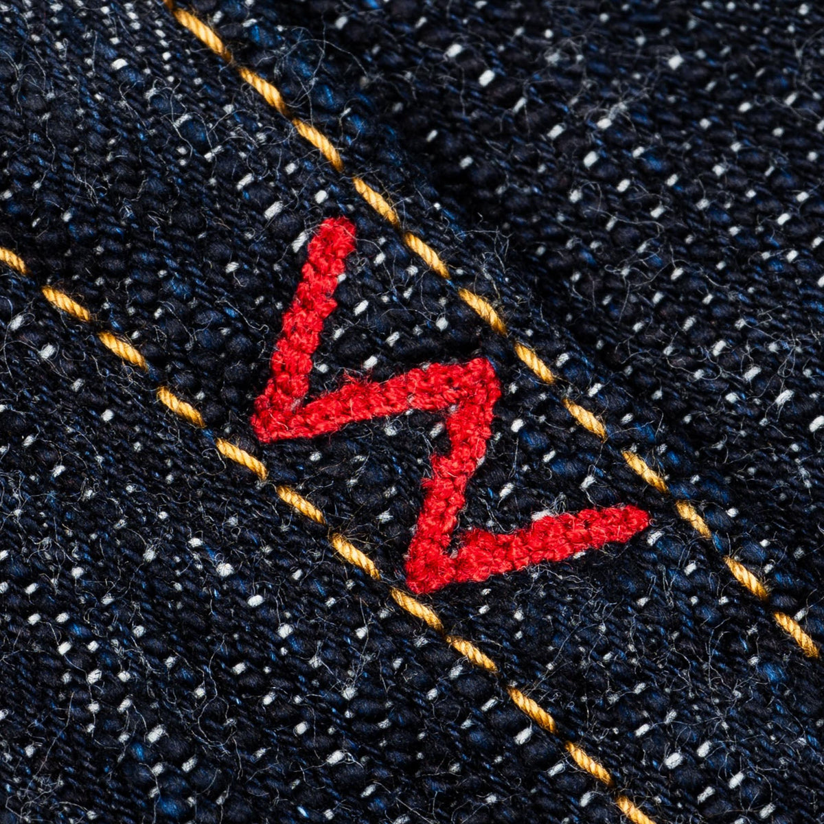 IH-666S-SLB 16oz Slubby Selvedge Denim Slim Straight Cut Jeans - Indigo