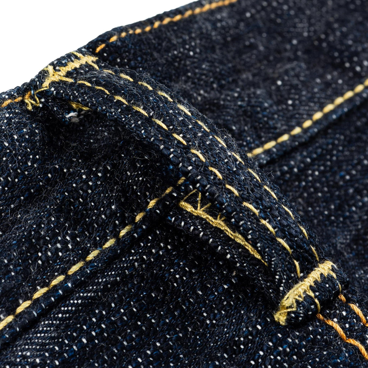 IH-666S-SLB 16oz Slubby Selvedge Denim Slim Straight Cut Jeans - Indigo