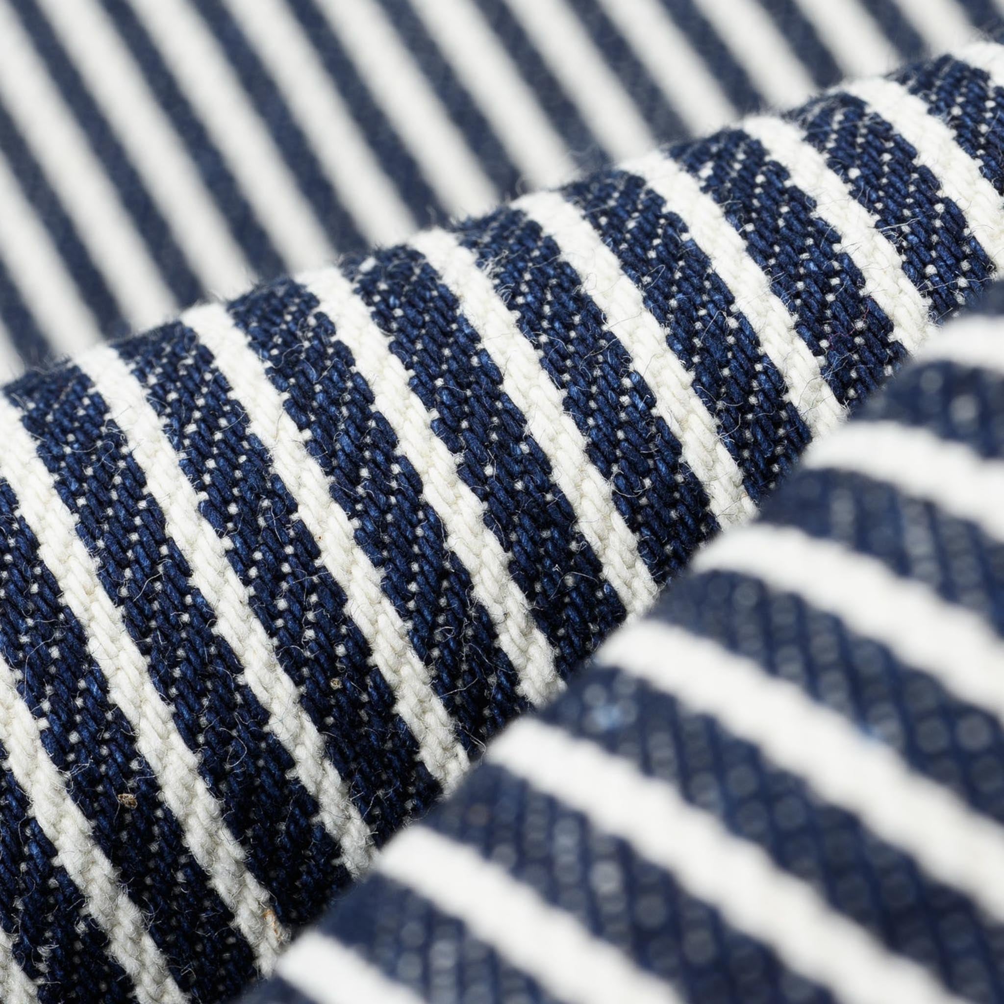IHSH-07-IND 12oz Hickory Stripe Western Shirt - Indigo