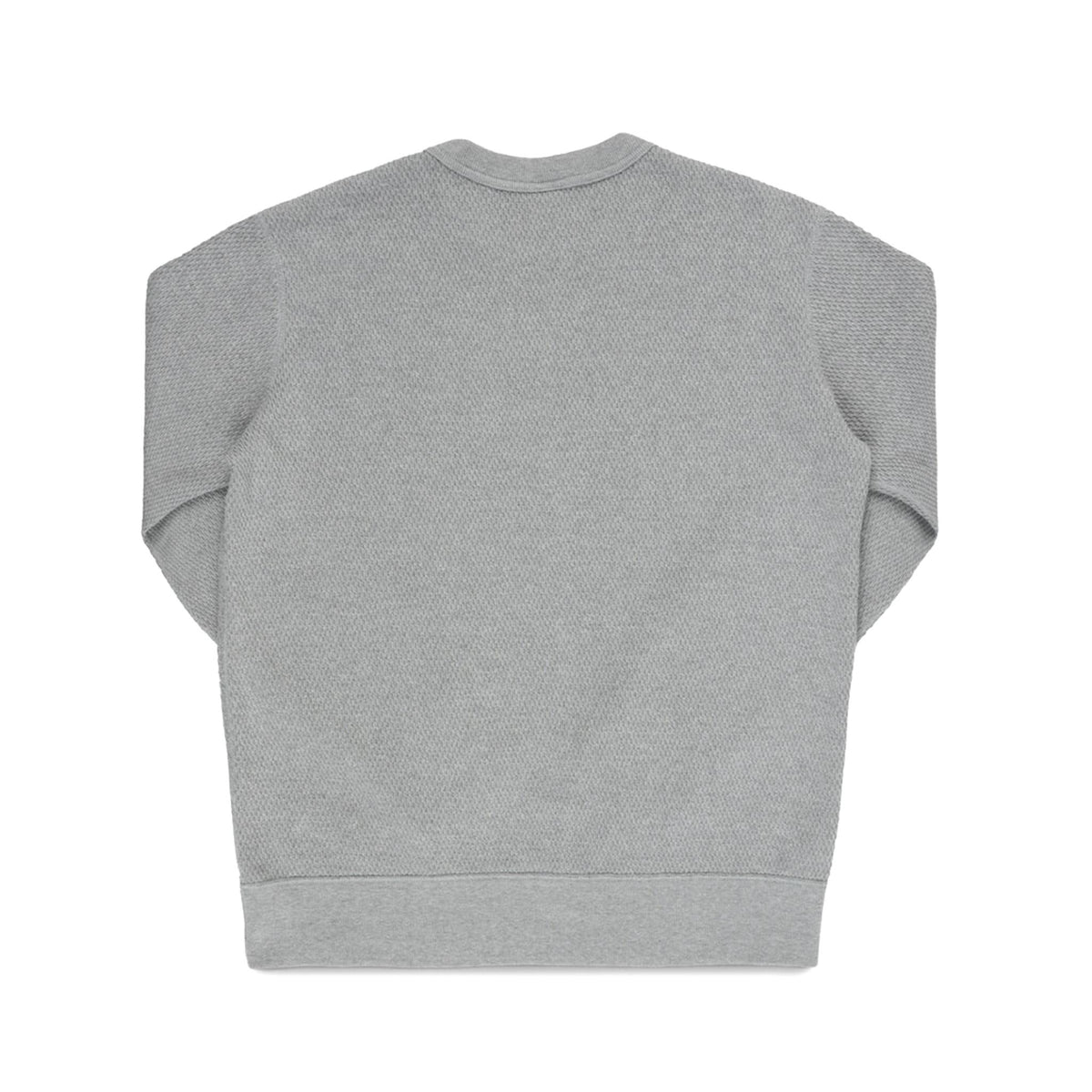 IHSW-86-GRY Heavyweight Thermal Crew Neck Sweater - Grey