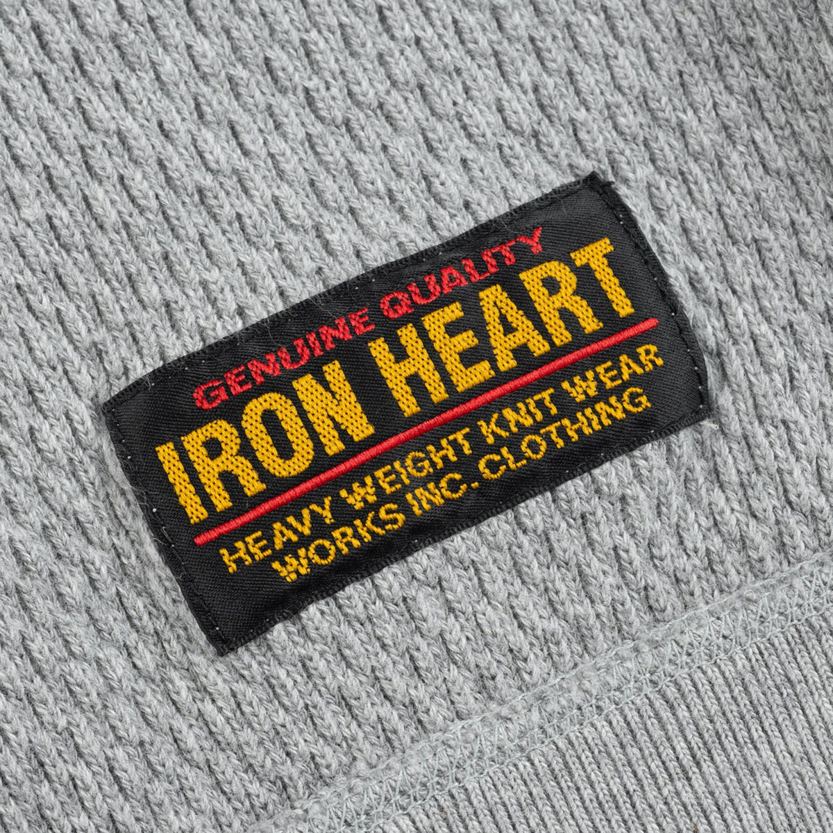 IHSW-86-GRY Heavyweight Thermal Crew Neck Sweater - Grey