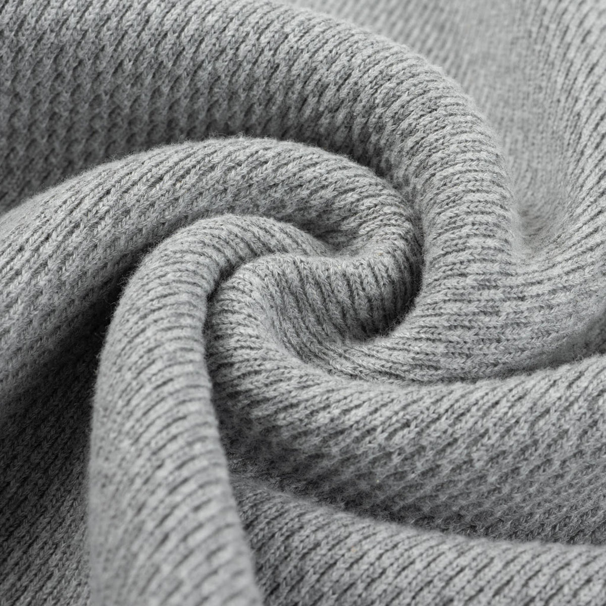 IHSW-86-GRY Heavyweight Thermal Crew Neck Sweater - Grey