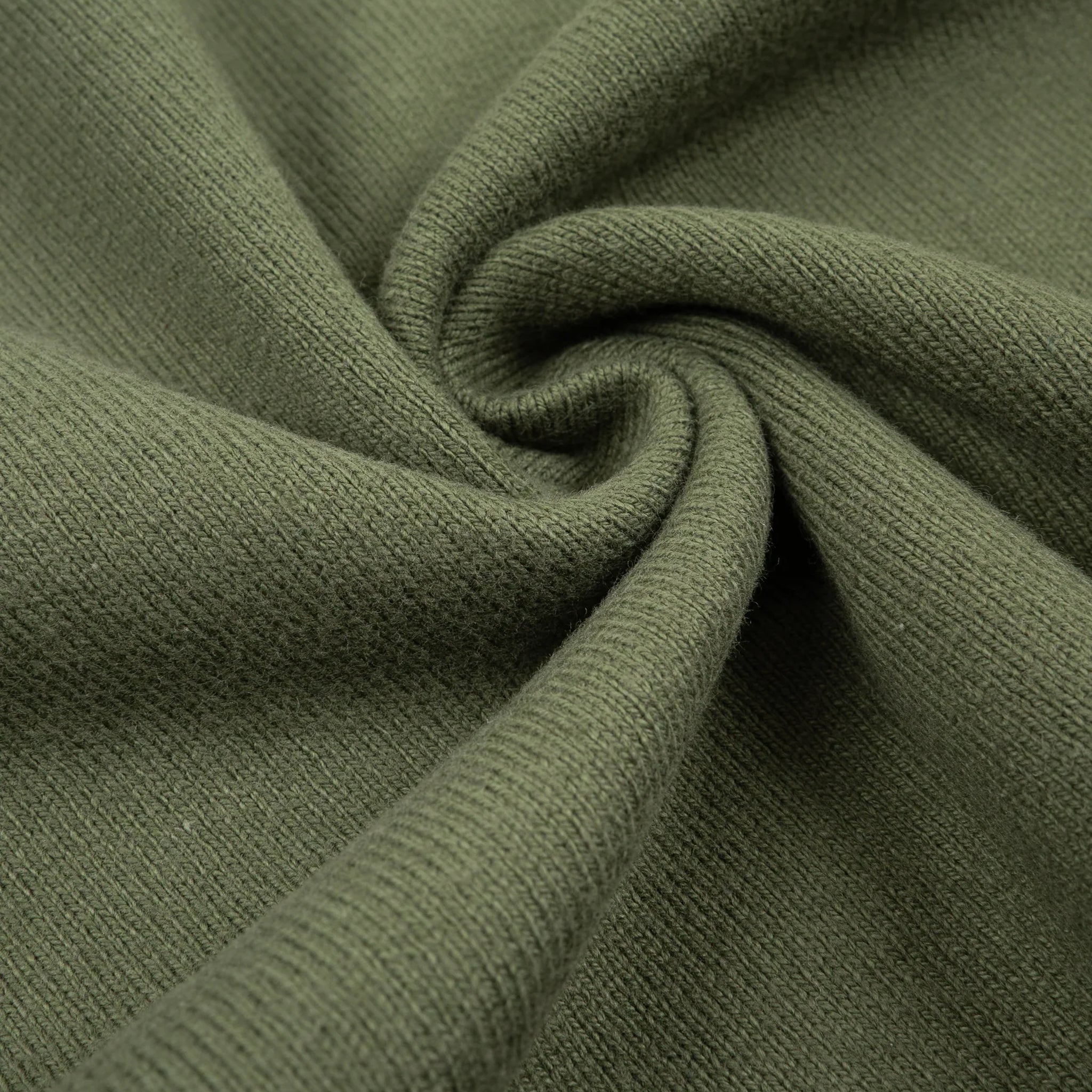 IHT-1600-OLV 11oz Cotton Knit Crew Neck T-Shirt - Olive