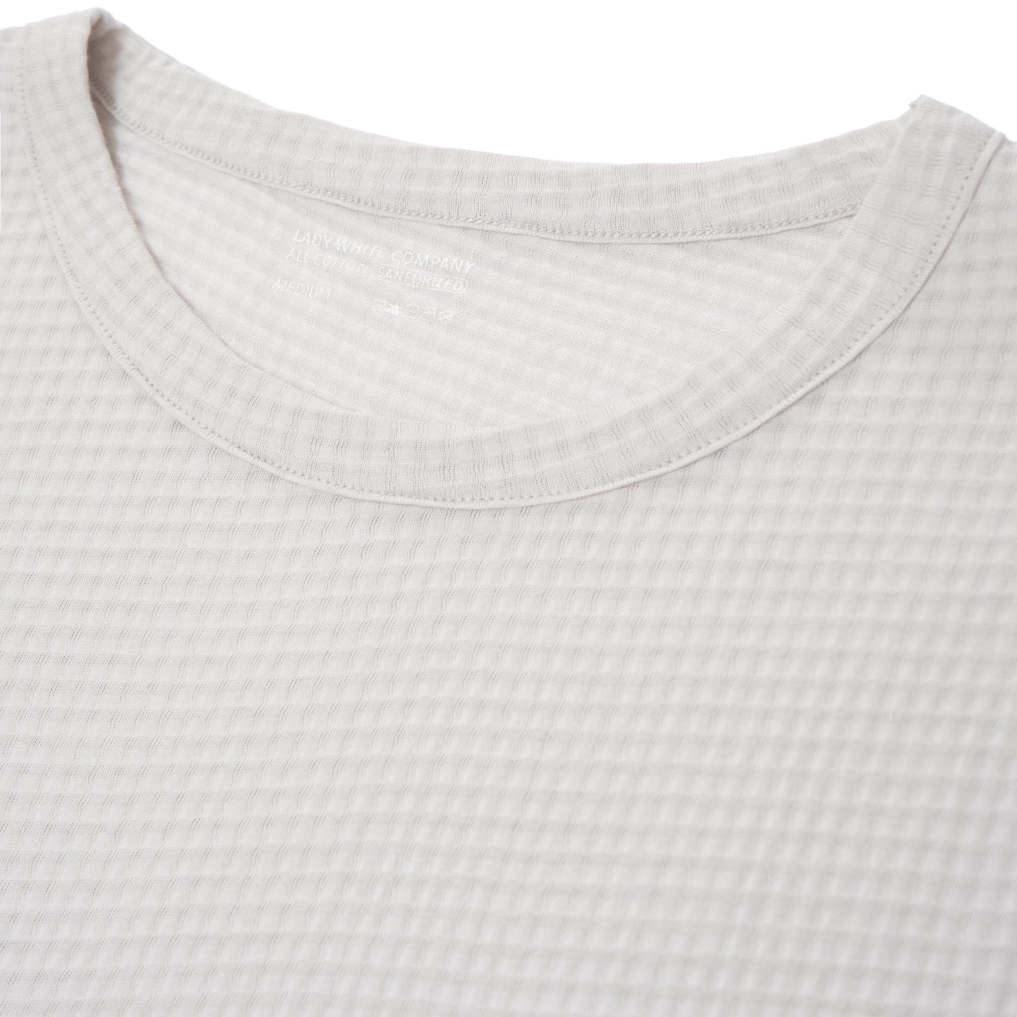 LW-T107 Gauze Sleeveless T-Shirt - Solar Grey