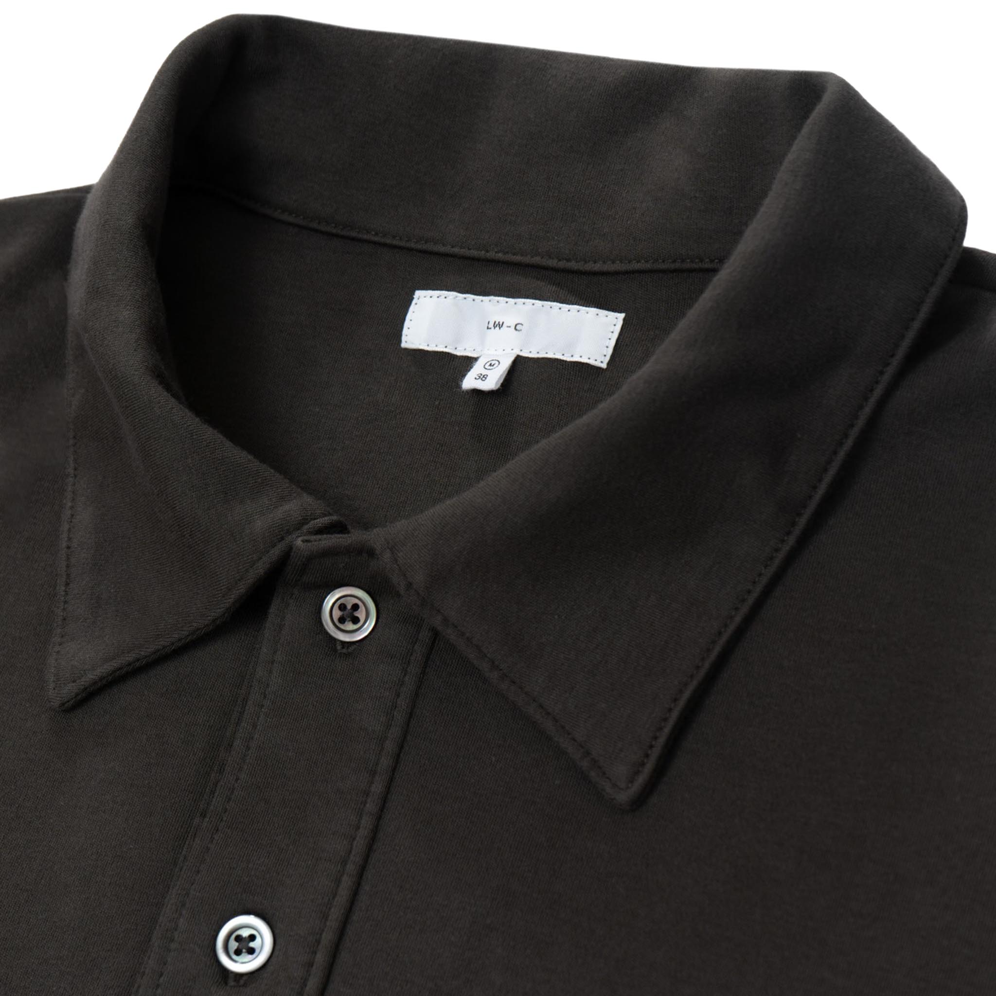 LW-P301 Interlock Two Button Polo - Flint