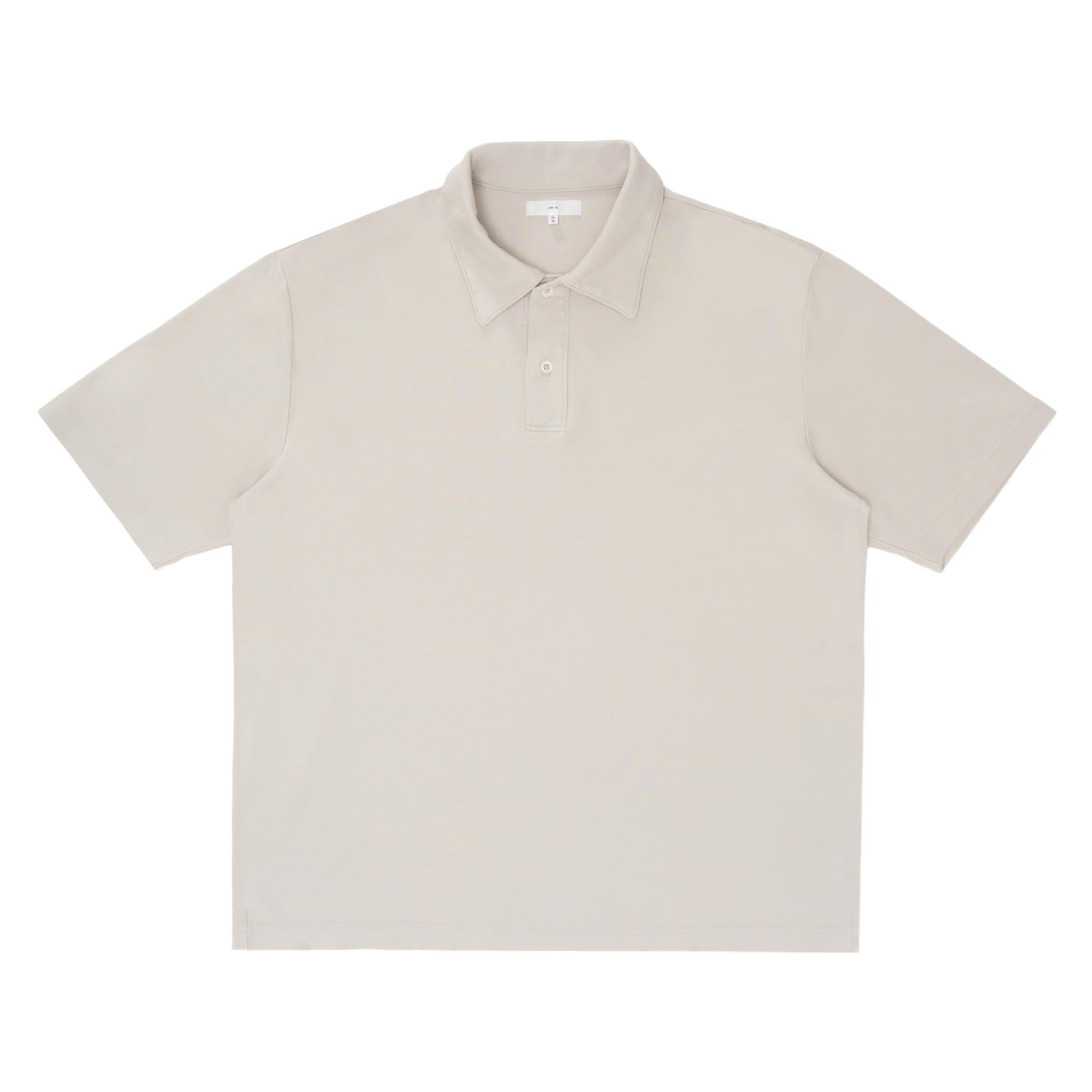 LW-P301 Interlock Two Button Polo - Solar Grey