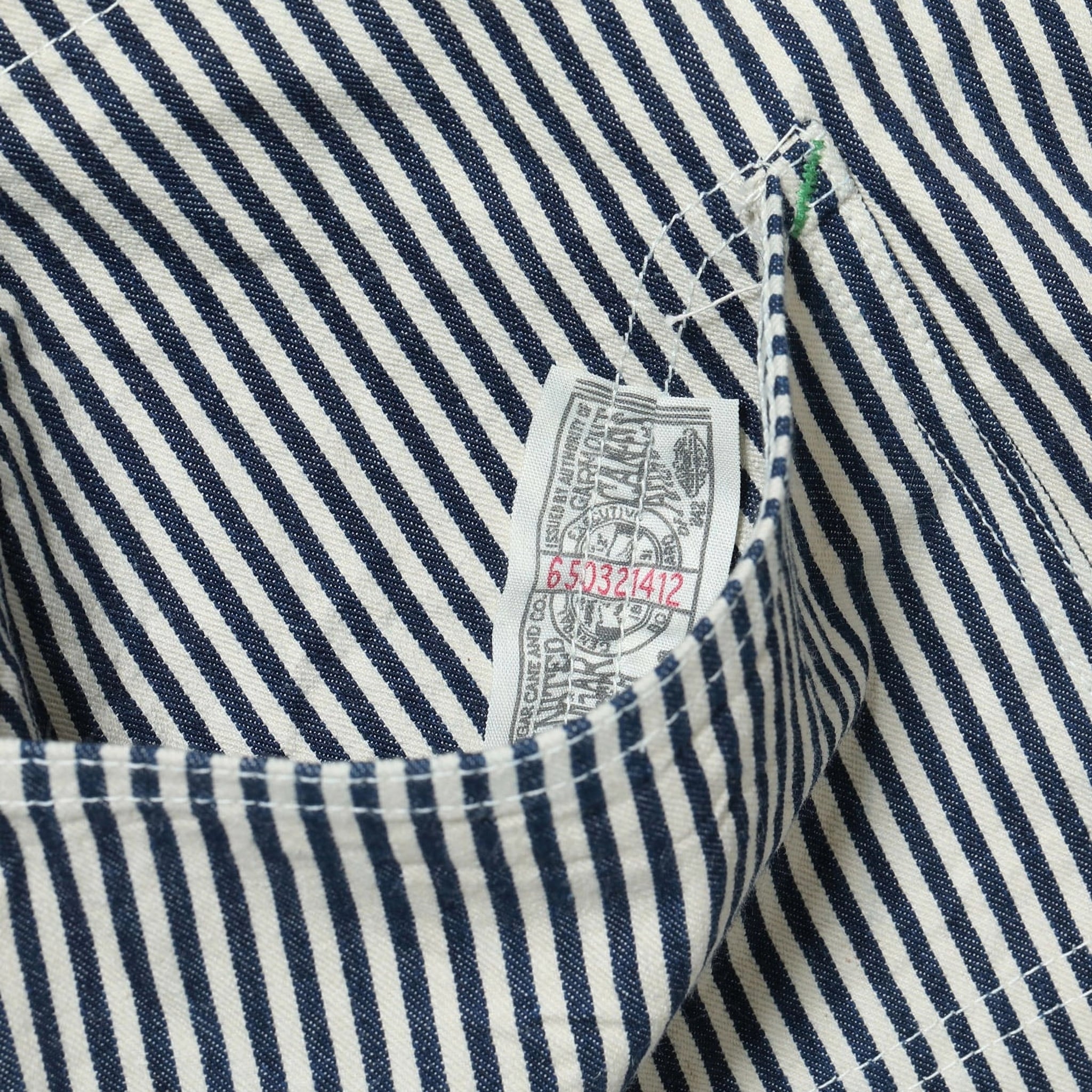 SC15656 11oz Hickory Stripe Work Coat