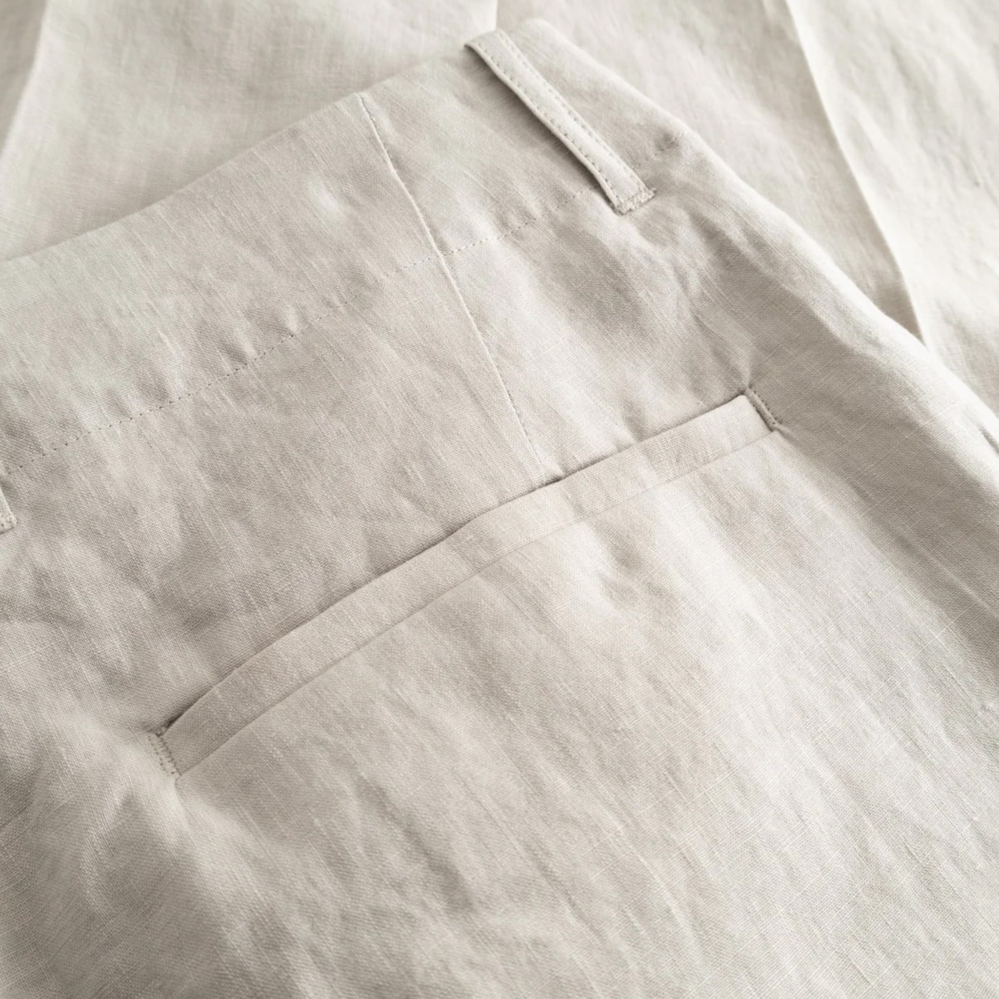 Fox P Trousers High Density Linen - Greige